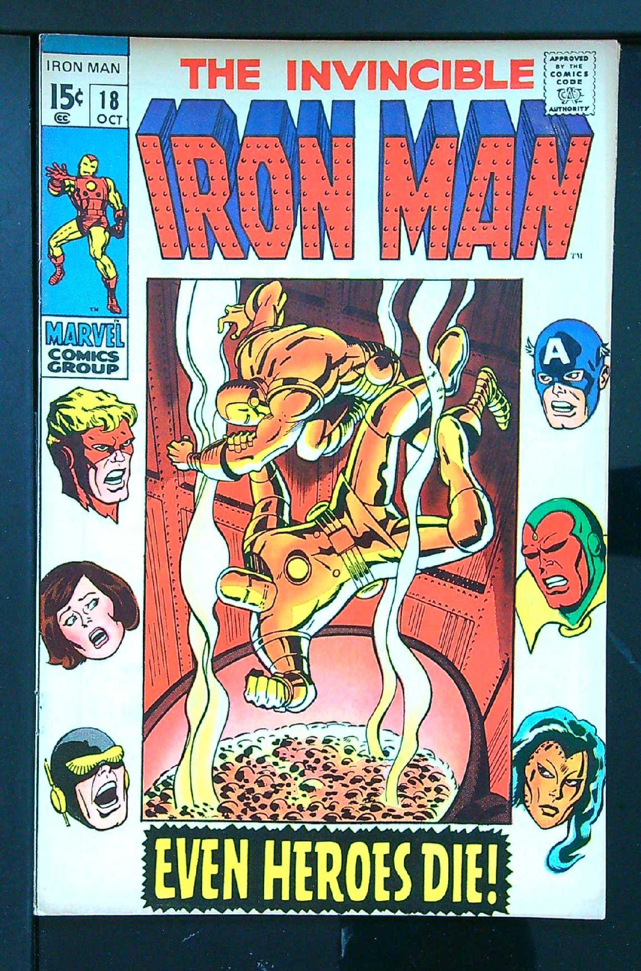 Cover of Iron Man (Vol 1) #18. One of 250,000 Vintage American Comics on sale from Krypton!
