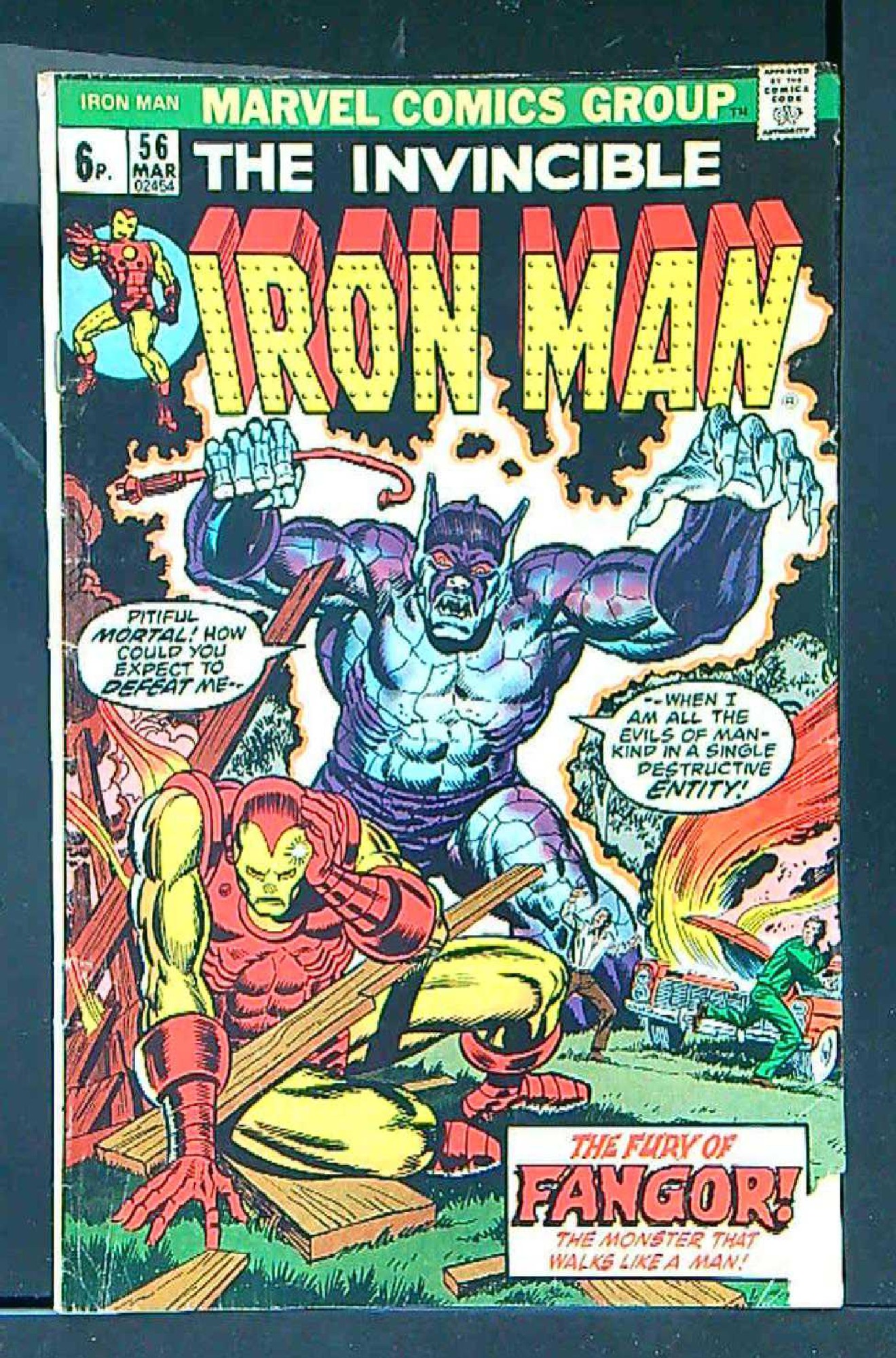 Cover of Iron Man (Vol 1) #56. One of 250,000 Vintage American Comics on sale from Krypton!