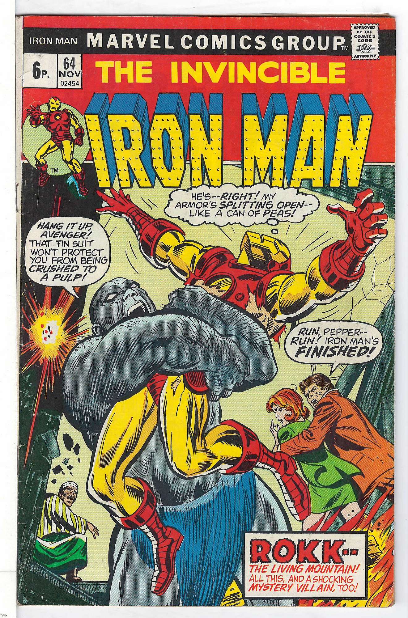 Cover of Iron Man (Vol 1) #64. One of 250,000 Vintage American Comics on sale from Krypton!