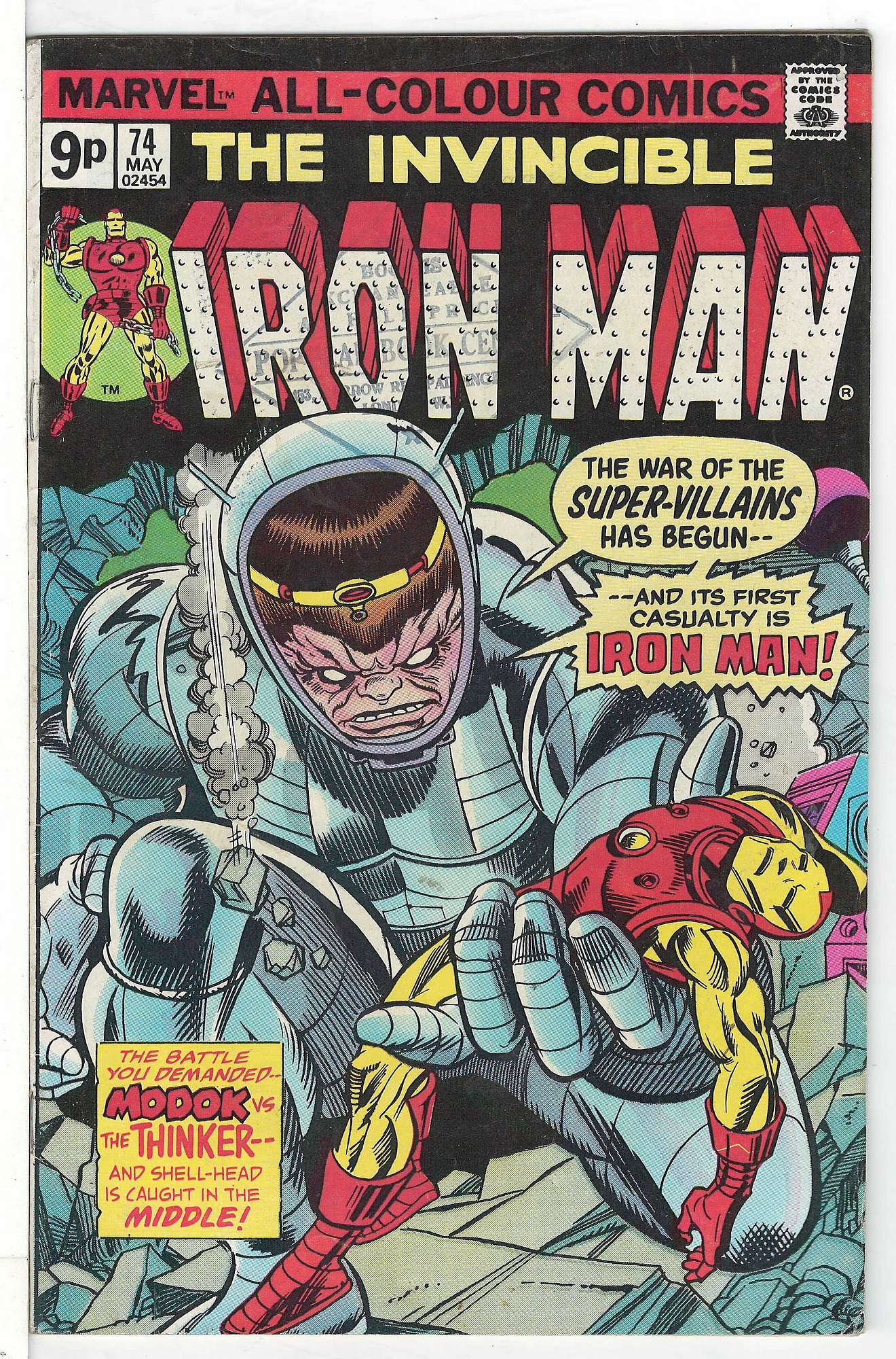 Cover of Iron Man (Vol 1) #74. One of 250,000 Vintage American Comics on sale from Krypton!