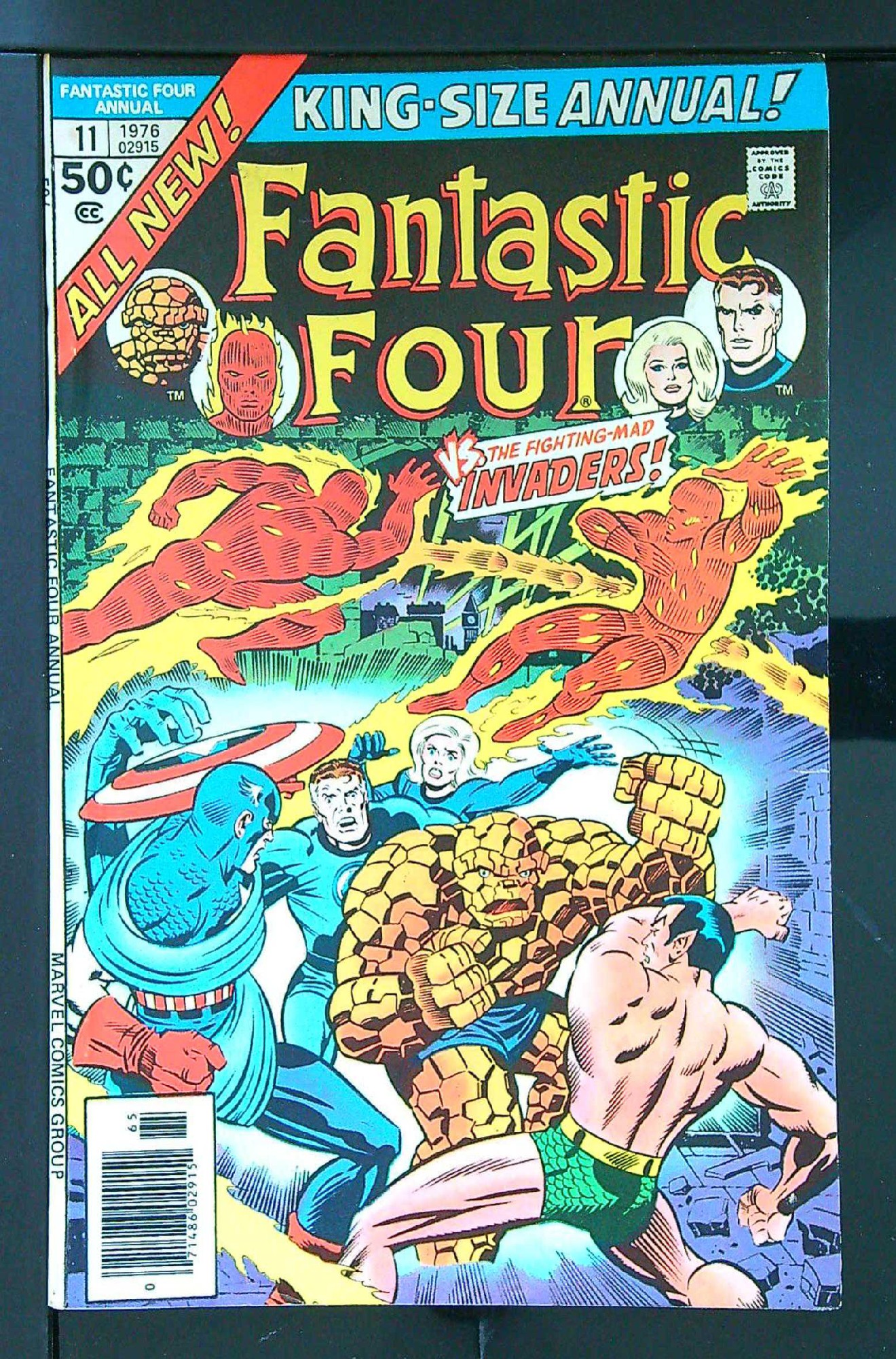 Cover of Fantastic Four Annual #11. One of 250,000 Vintage American Comics on sale from Krypton!
