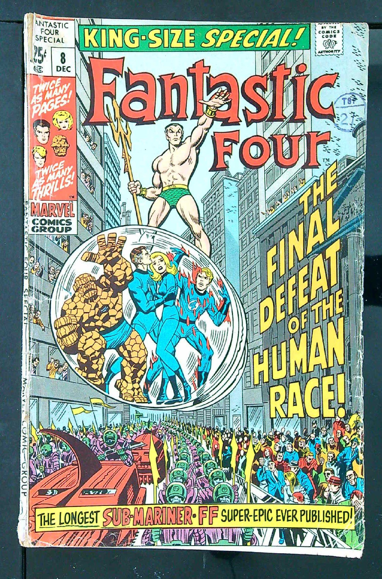 Cover of Fantastic Four Annual #8. One of 250,000 Vintage American Comics on sale from Krypton!