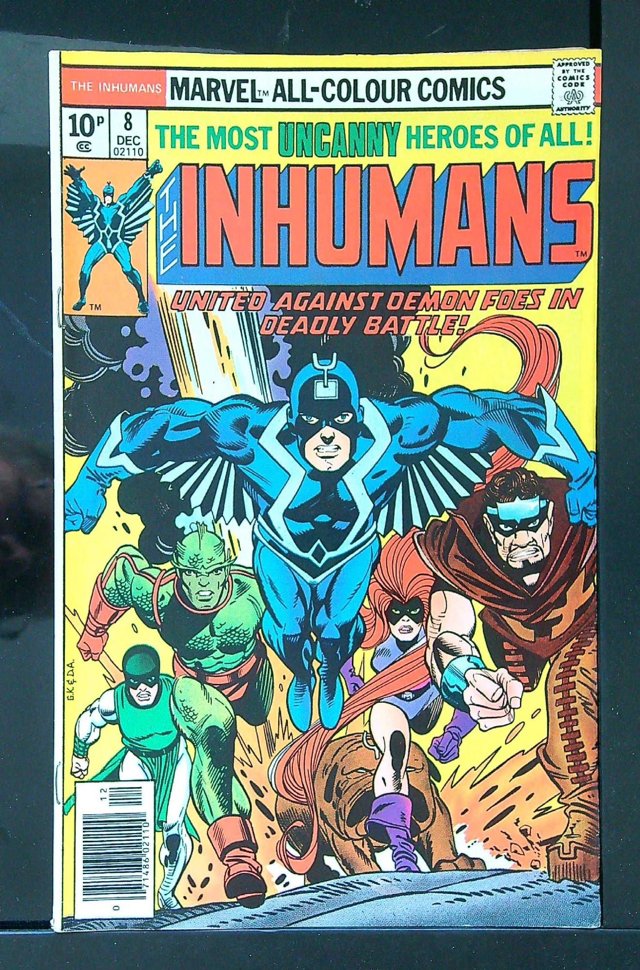 Cover of Inhumans (Vol 1) #8. One of 250,000 Vintage American Comics on sale from Krypton!