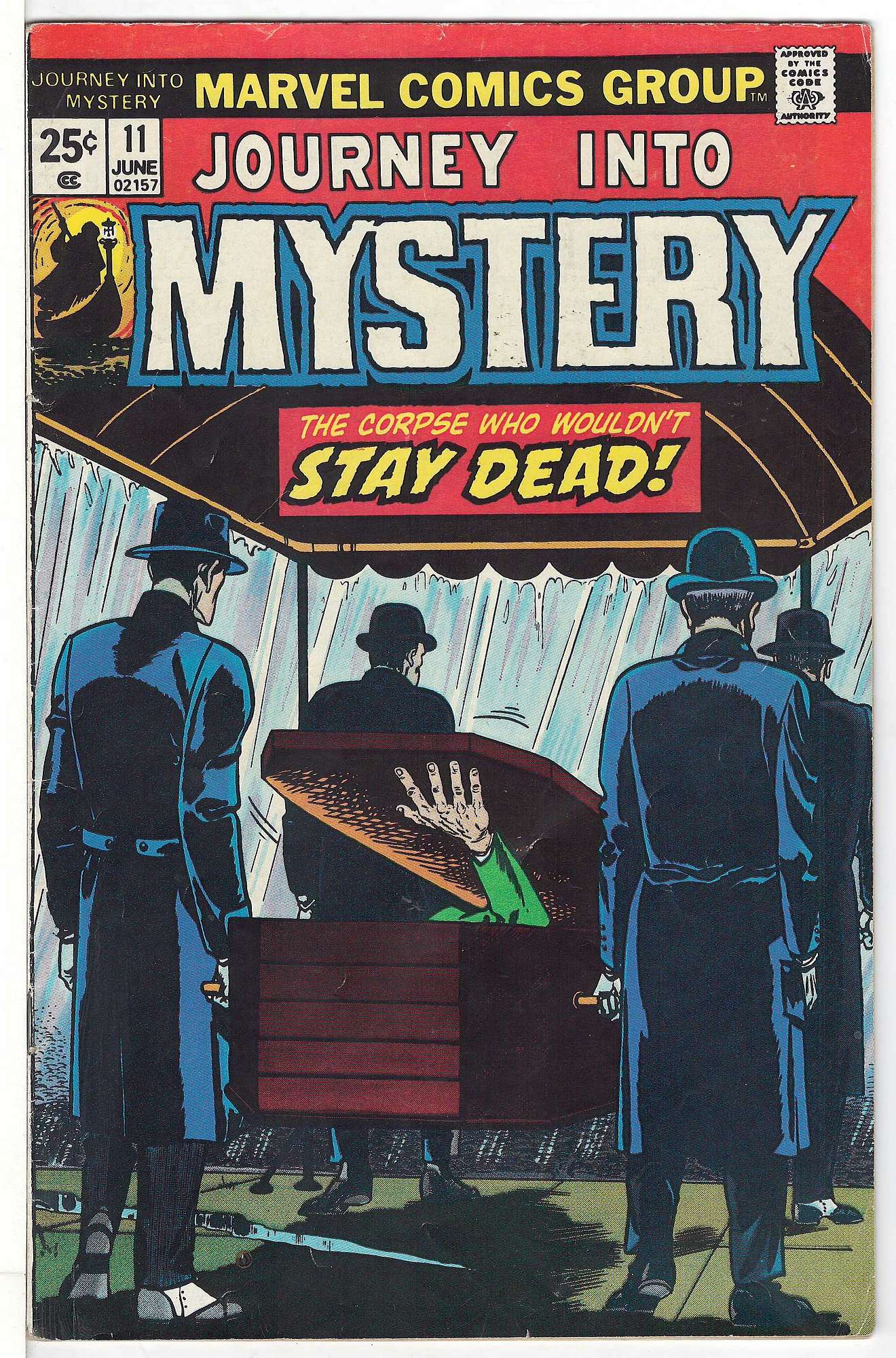 ACTUAL SCAN OF COMIC!<br> Cover of Journey Into Mystery (Vol 2) #11. One of 250,000 Vintage American Comics on sale from Krypton!