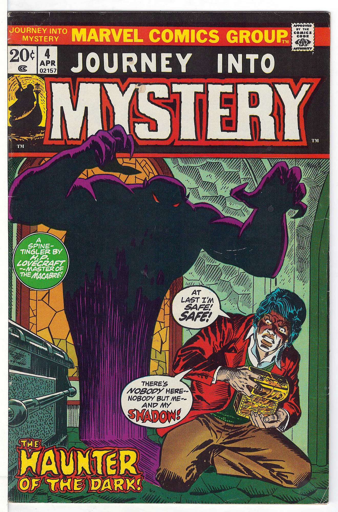 ACTUAL SCAN OF COMIC!<br> Cover of Journey Into Mystery (Vol 2) #4. One of 250,000 Vintage American Comics on sale from Krypton!
