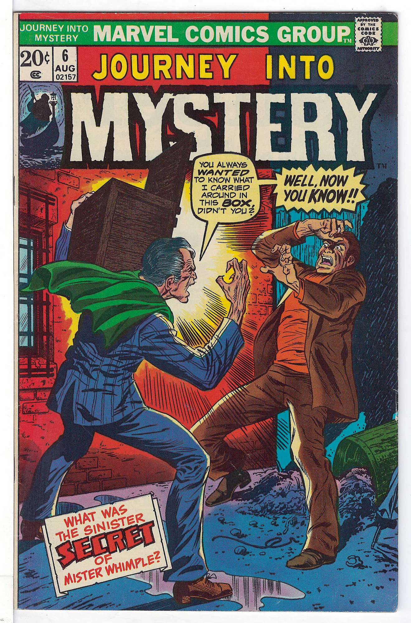ACTUAL SCAN OF COMIC!<br> Cover of Journey Into Mystery (Vol 2) #6. One of 250,000 Vintage American Comics on sale from Krypton!