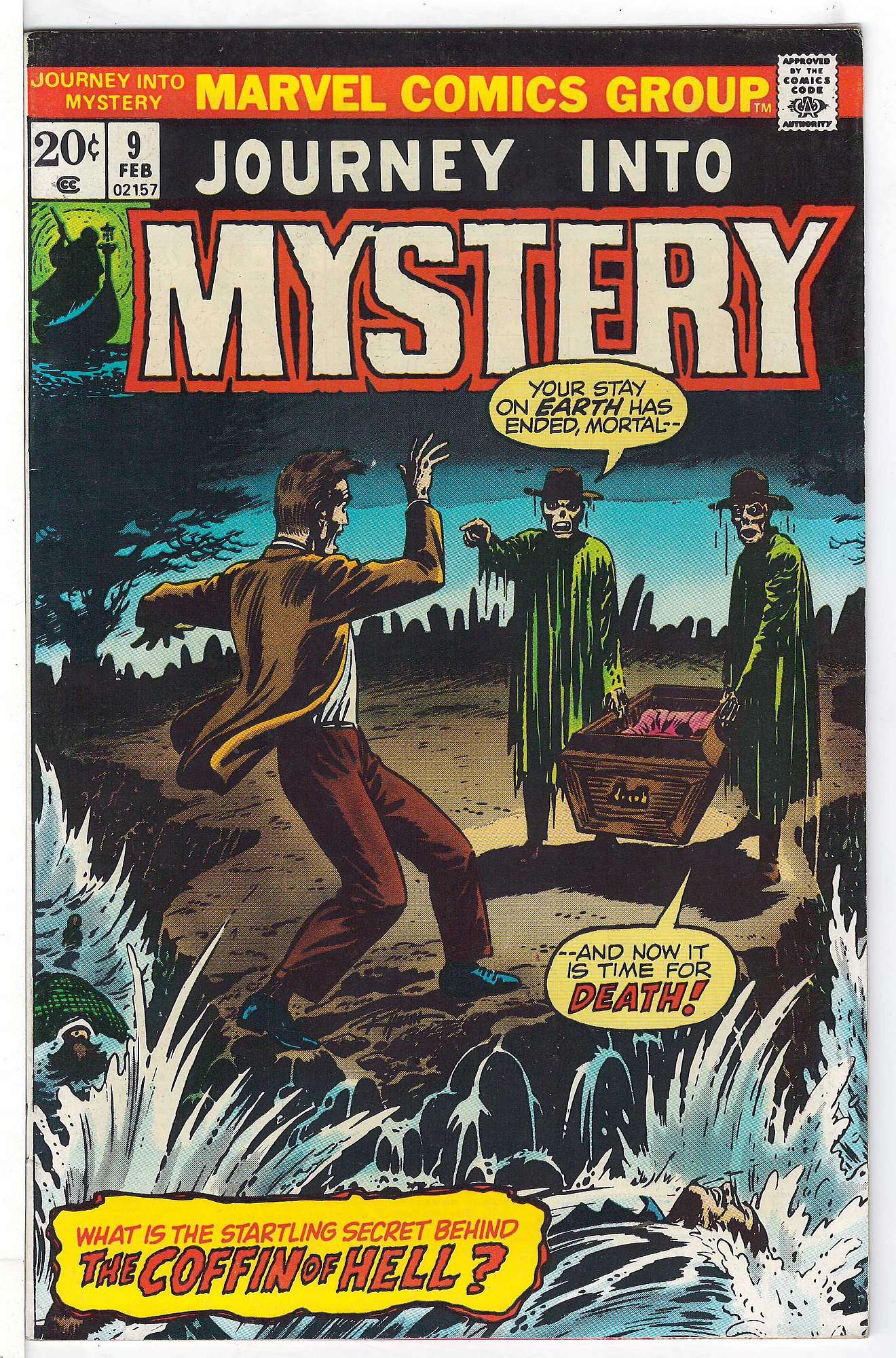 ACTUAL SCAN OF COMIC!<br> Cover of Journey Into Mystery (Vol 2) #9. One of 250,000 Vintage American Comics on sale from Krypton!