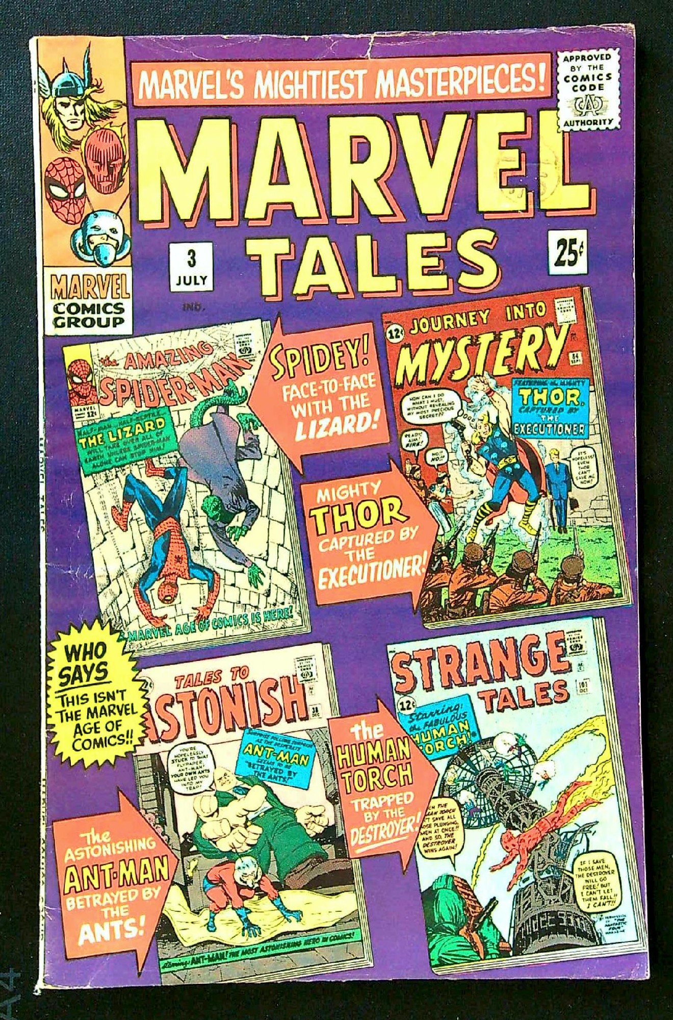 Cover of Marvel Tales #3. One of 250,000 Vintage American Comics on sale from Krypton!