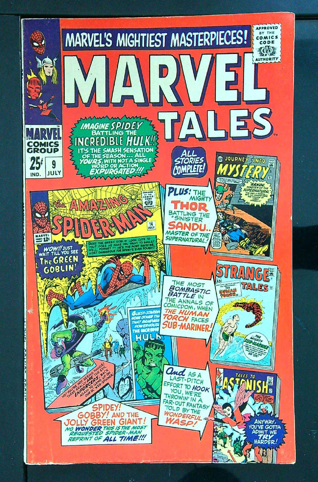 Cover of Marvel Tales #9. One of 250,000 Vintage American Comics on sale from Krypton!