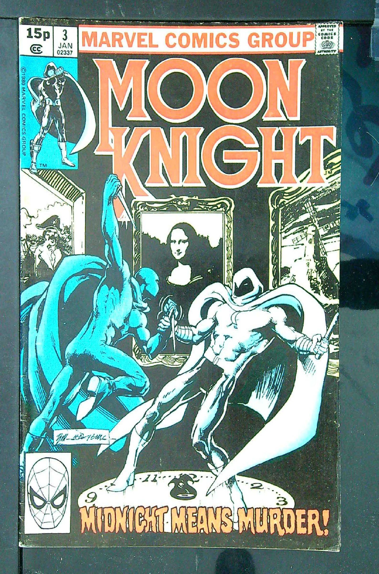 Cover of Moon Knight (Vol 1) #3. One of 250,000 Vintage American Comics on sale from Krypton!