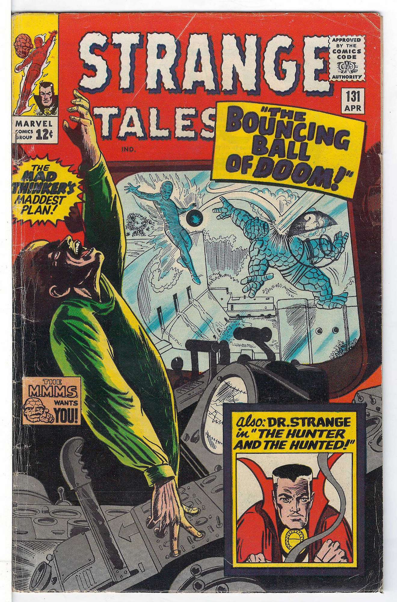 Cover of Strange Tales (Vol 1) #131. One of 250,000 Vintage American Comics on sale from Krypton!