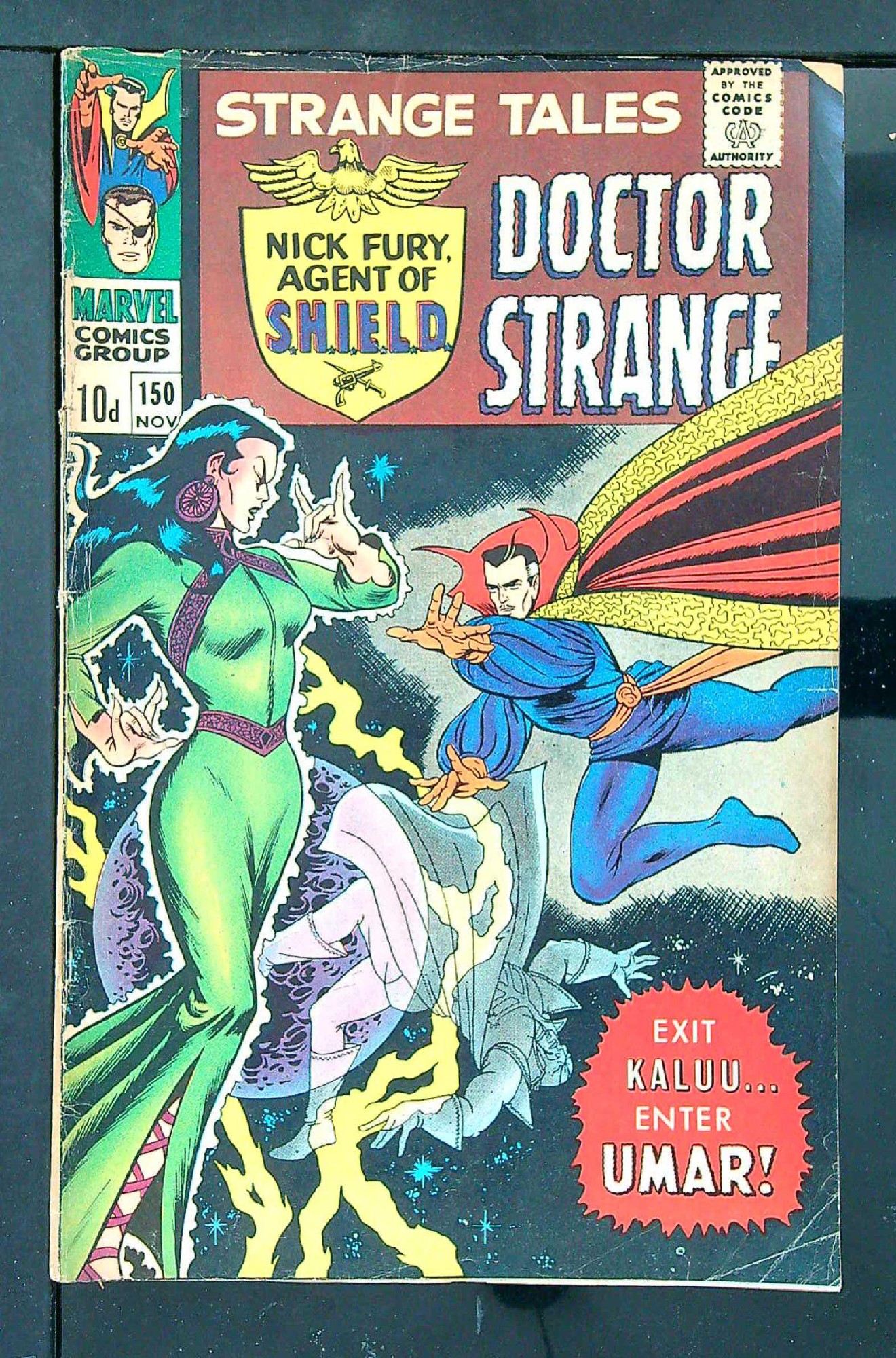 Cover of Strange Tales (Vol 1) #150. One of 250,000 Vintage American Comics on sale from Krypton!