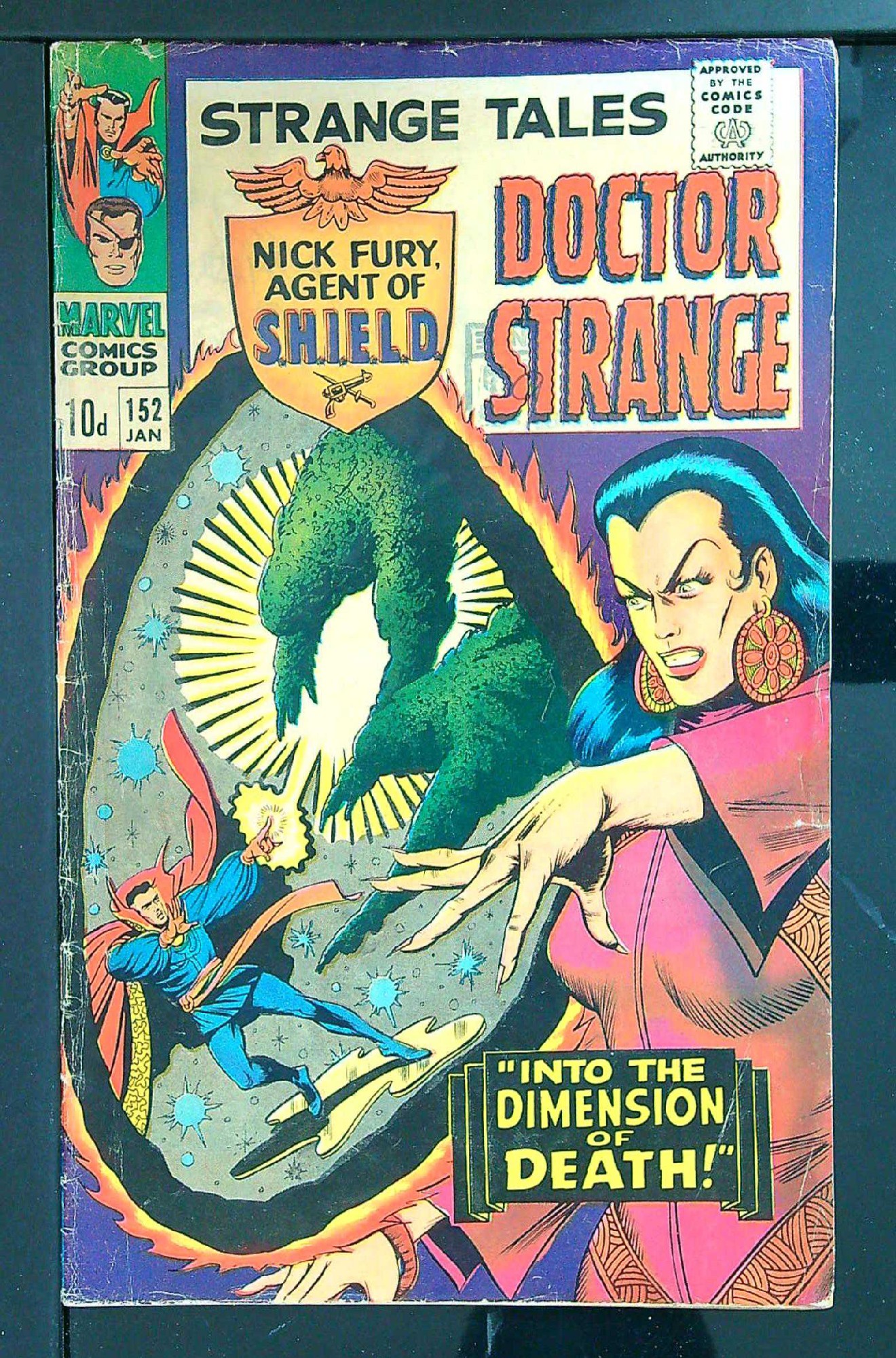 Cover of Strange Tales (Vol 1) #152. One of 250,000 Vintage American Comics on sale from Krypton!