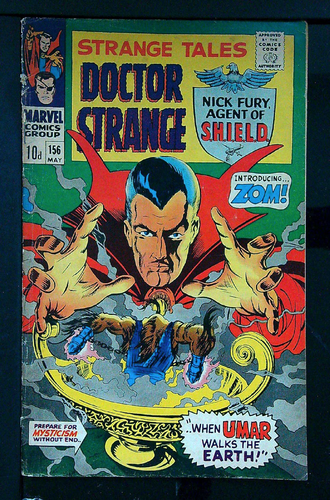 Cover of Strange Tales (Vol 1) #156. One of 250,000 Vintage American Comics on sale from Krypton!