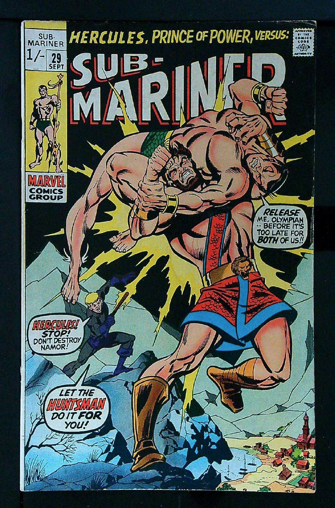 Cover of Sub-Mariner (Vol 1) #29. One of 250,000 Vintage American Comics on sale from Krypton!