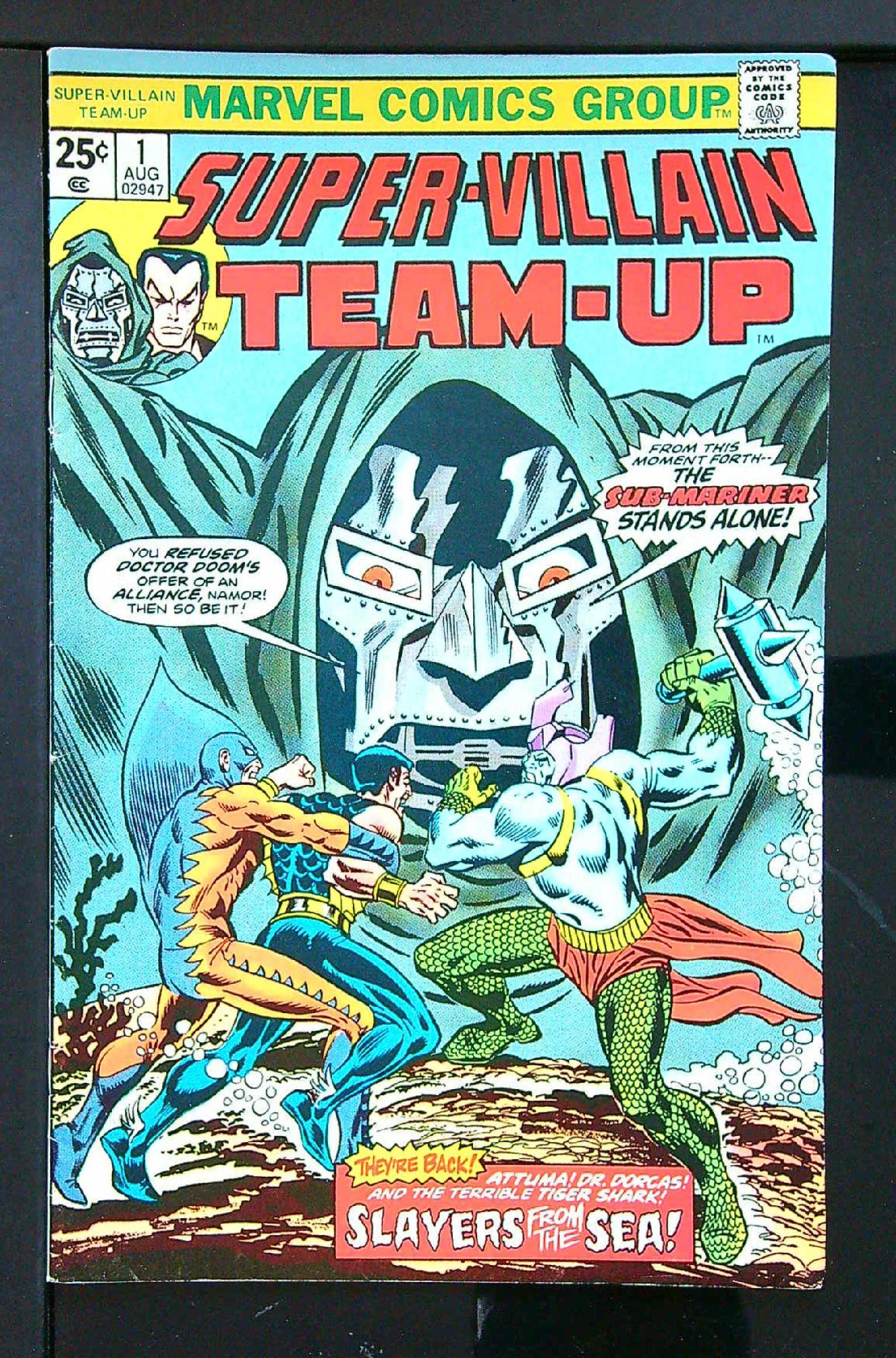 Cover of Super-Villain Team-up (Vol 1) #1. One of 250,000 Vintage American Comics on sale from Krypton!