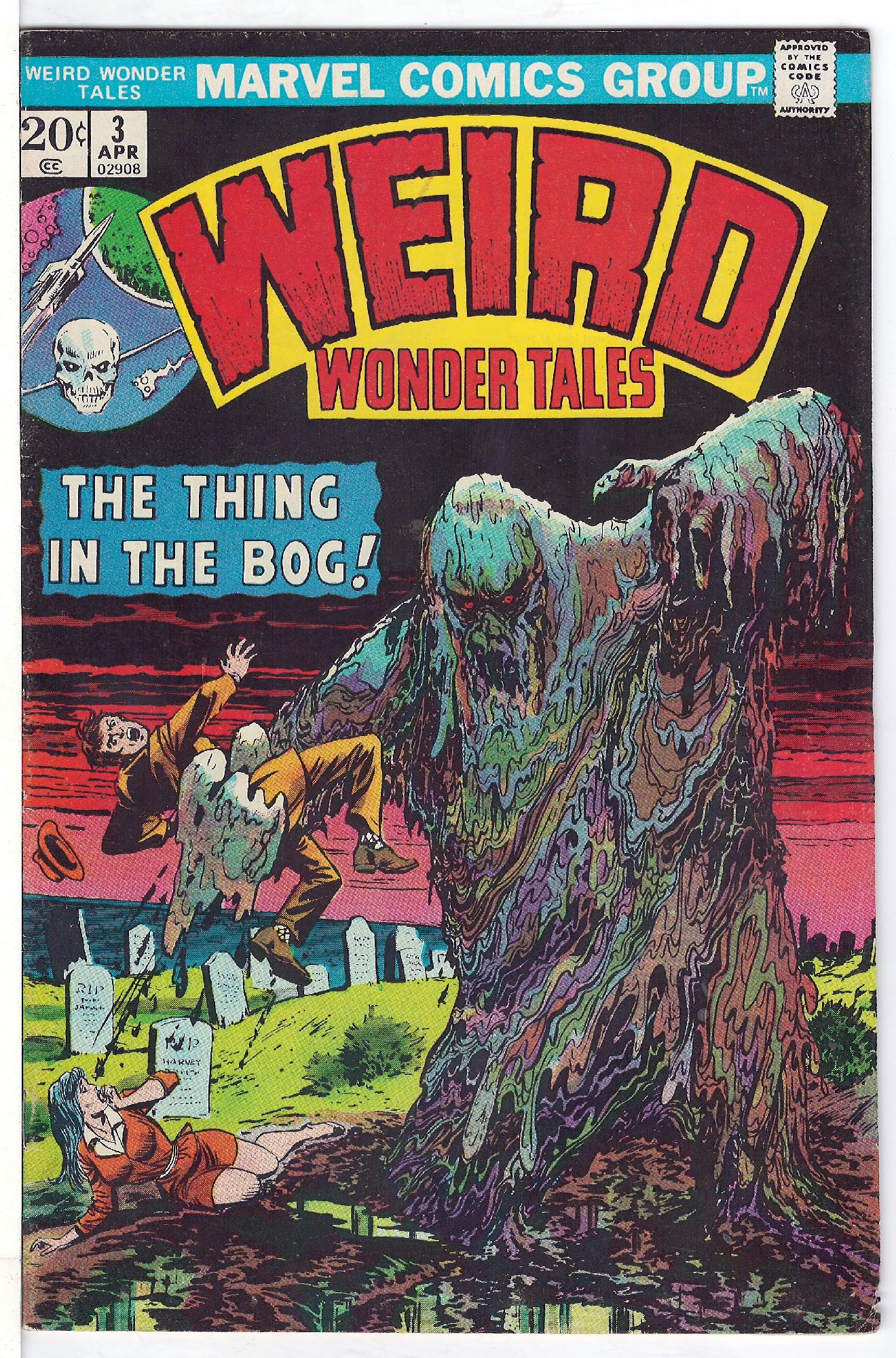 Cover of Weird Wonder Tales (Vol 1) #3. One of 250,000 Vintage American Comics on sale from Krypton!