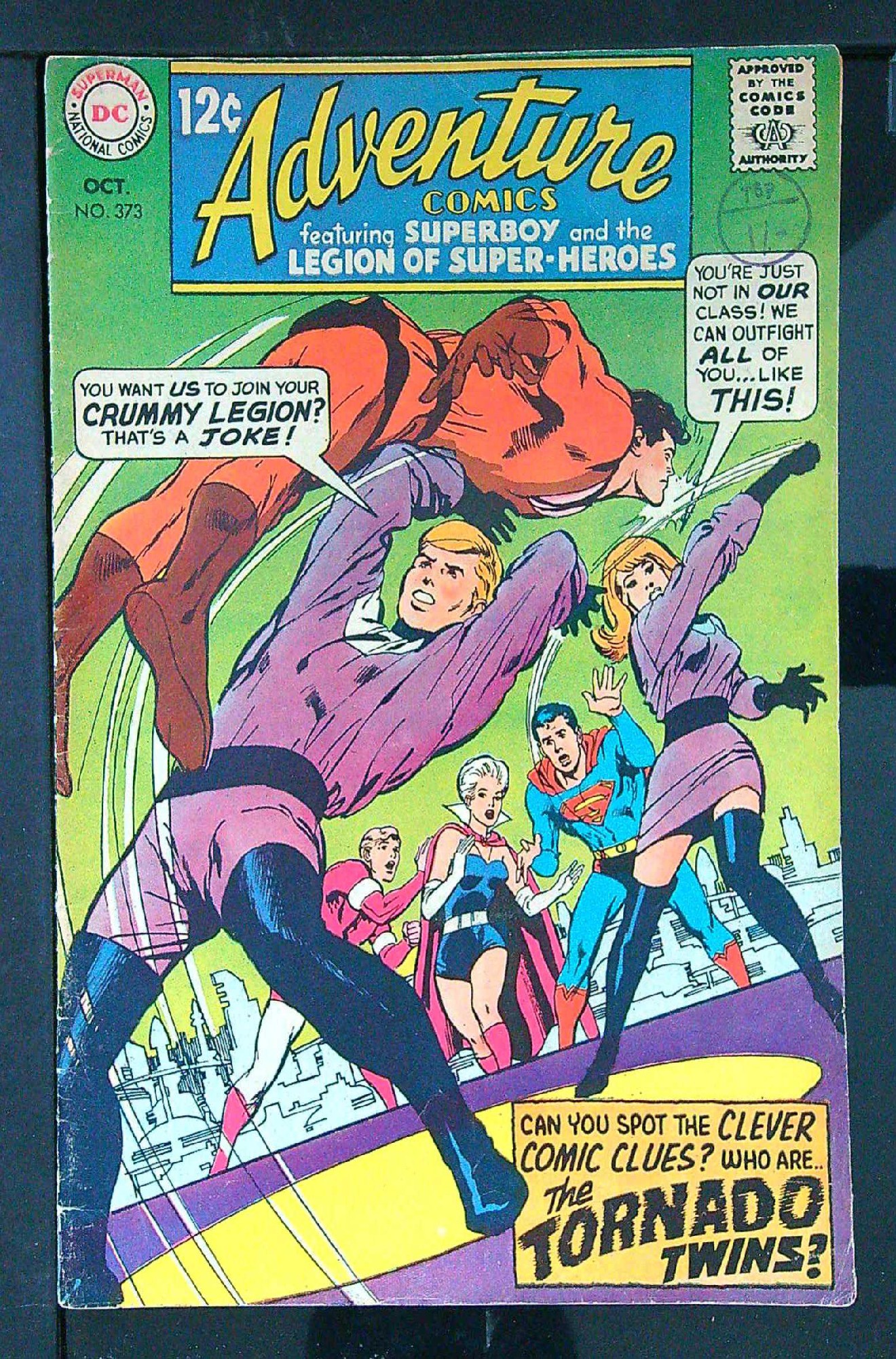 Cover of Adventure Comics (Vol 1) #373. One of 250,000 Vintage American Comics on sale from Krypton!