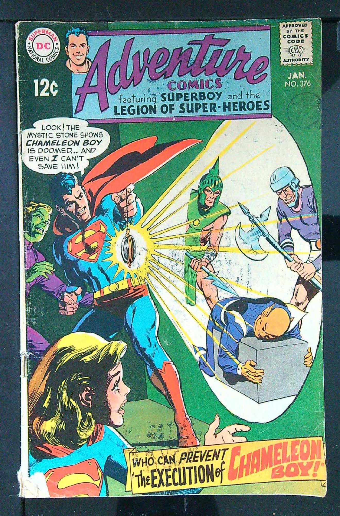Cover of Adventure Comics (Vol 1) #376. One of 250,000 Vintage American Comics on sale from Krypton!