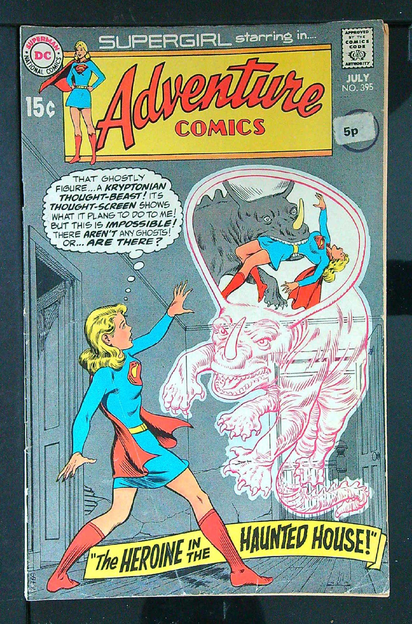 Cover of Adventure Comics (Vol 1) #395. One of 250,000 Vintage American Comics on sale from Krypton!