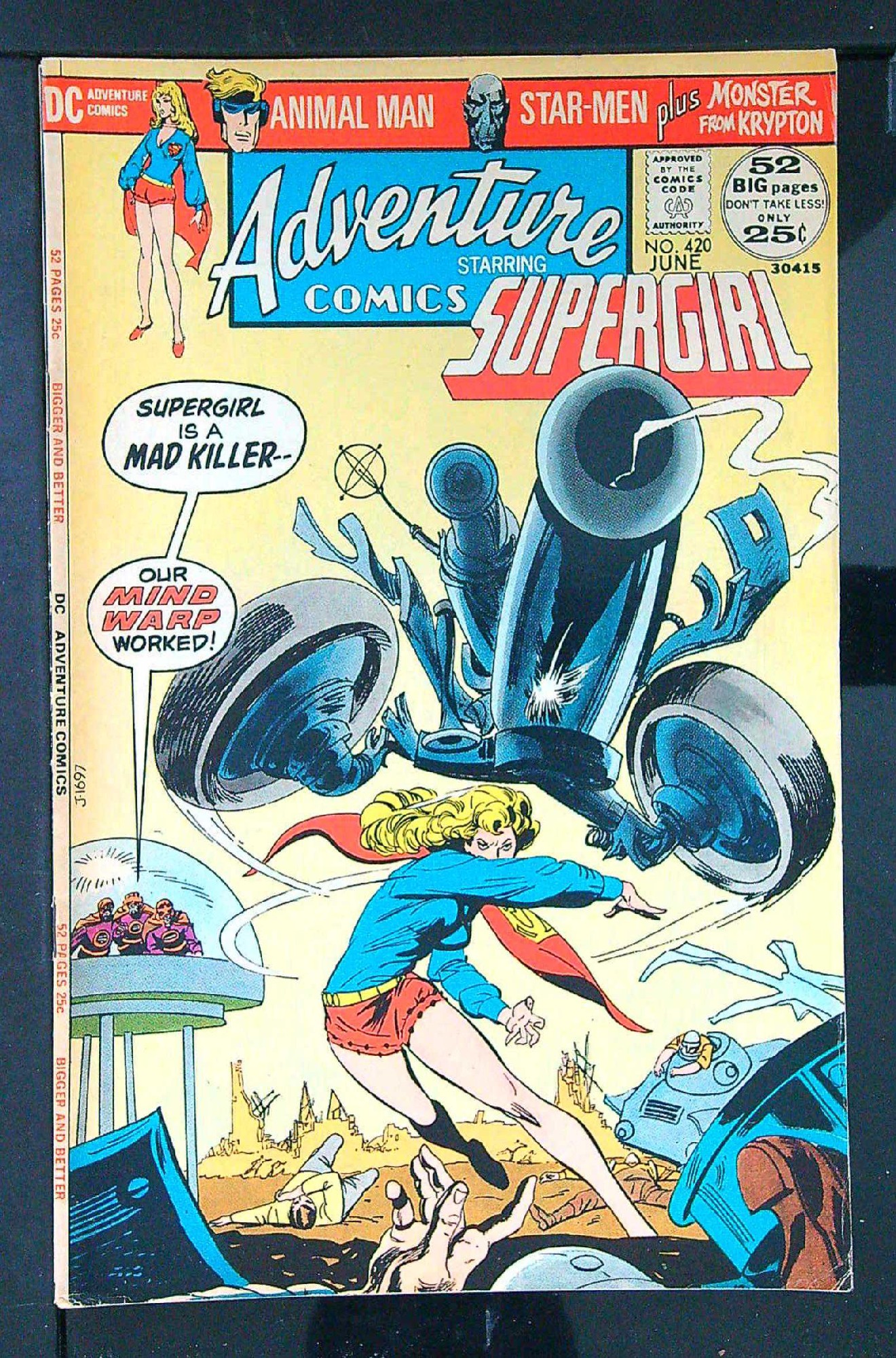 Cover of Adventure Comics (Vol 1) #420. One of 250,000 Vintage American Comics on sale from Krypton!