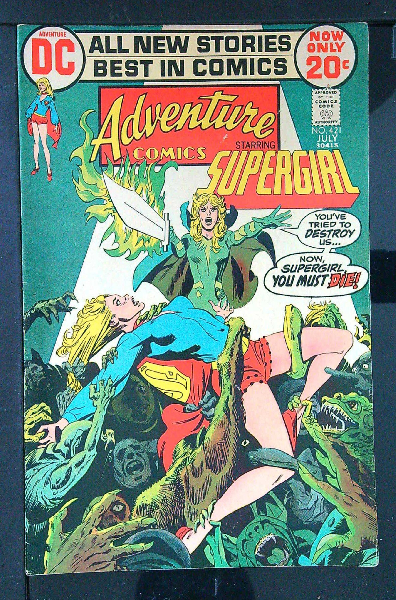 Cover of Adventure Comics (Vol 1) #421. One of 250,000 Vintage American Comics on sale from Krypton!