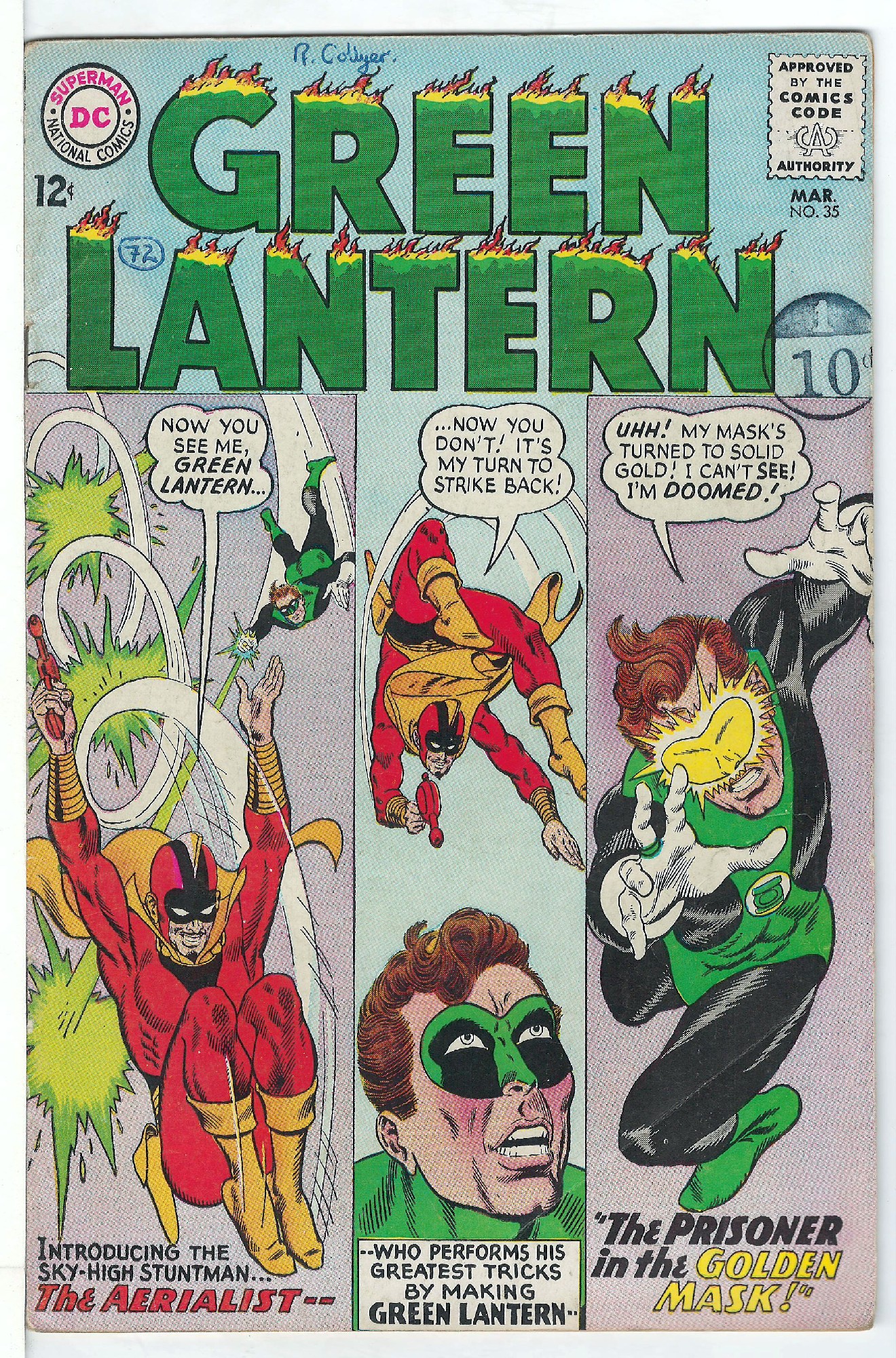 Cover of Green Lantern (Vol 2) #35. One of 250,000 Vintage American Comics on sale from Krypton!