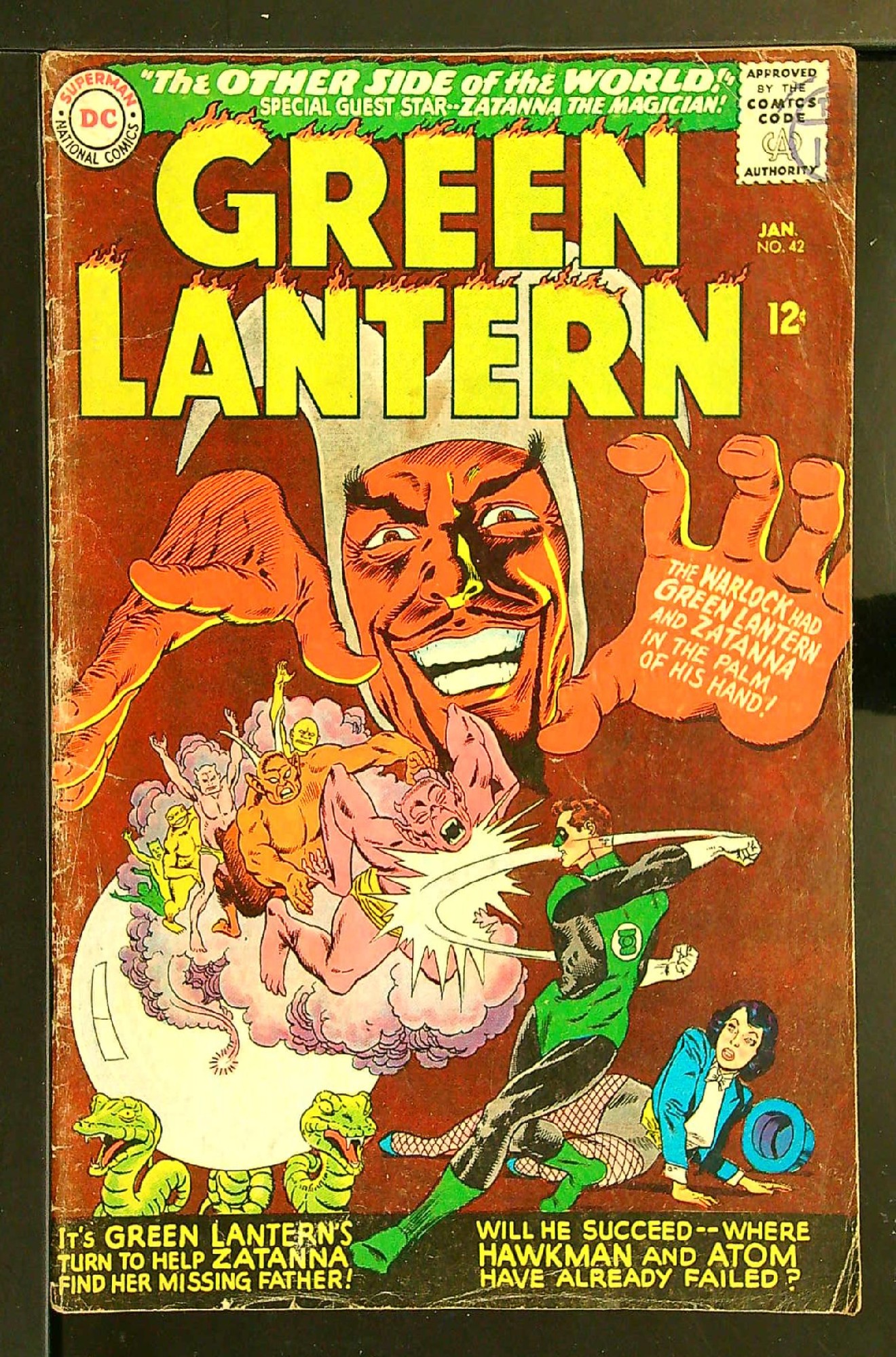 Cover of Green Lantern (Vol 2) #42. One of 250,000 Vintage American Comics on sale from Krypton!