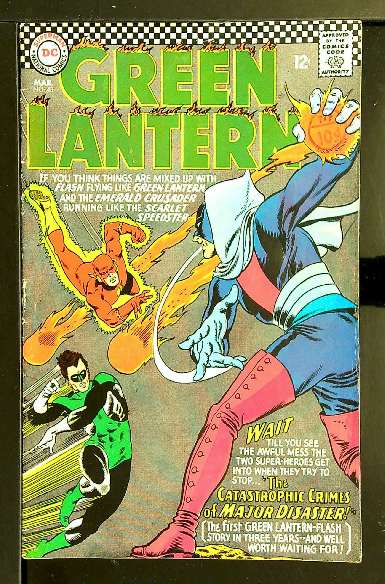 Cover of Green Lantern (Vol 2) #43. One of 250,000 Vintage American Comics on sale from Krypton!