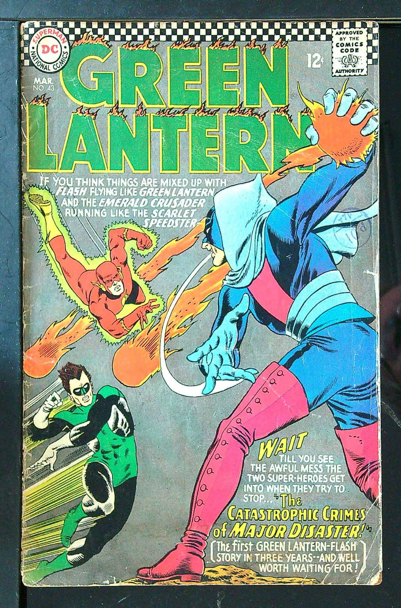 Cover of Green Lantern (Vol 2) #43. One of 250,000 Vintage American Comics on sale from Krypton!
