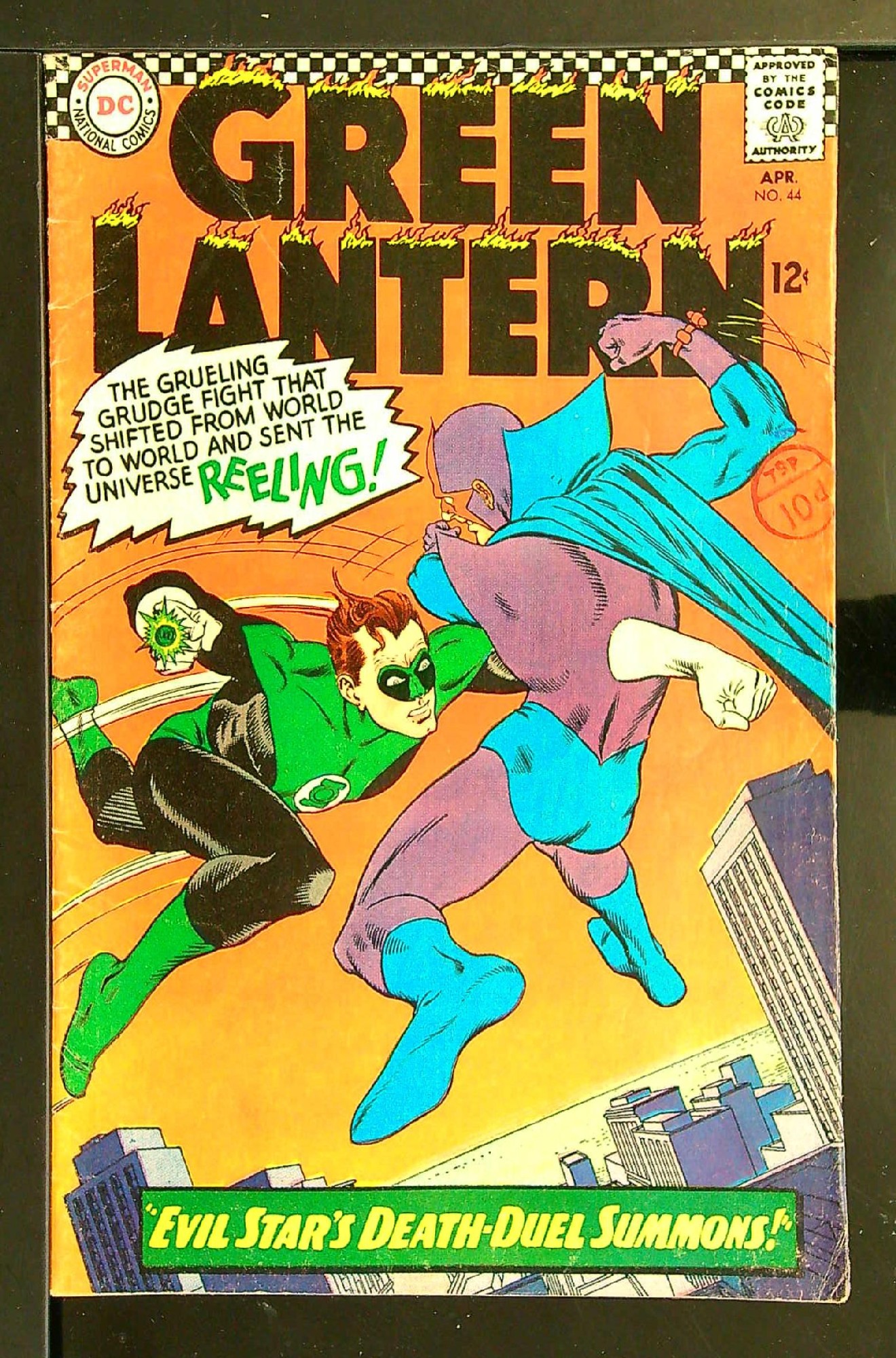 Cover of Green Lantern (Vol 2) #44. One of 250,000 Vintage American Comics on sale from Krypton!