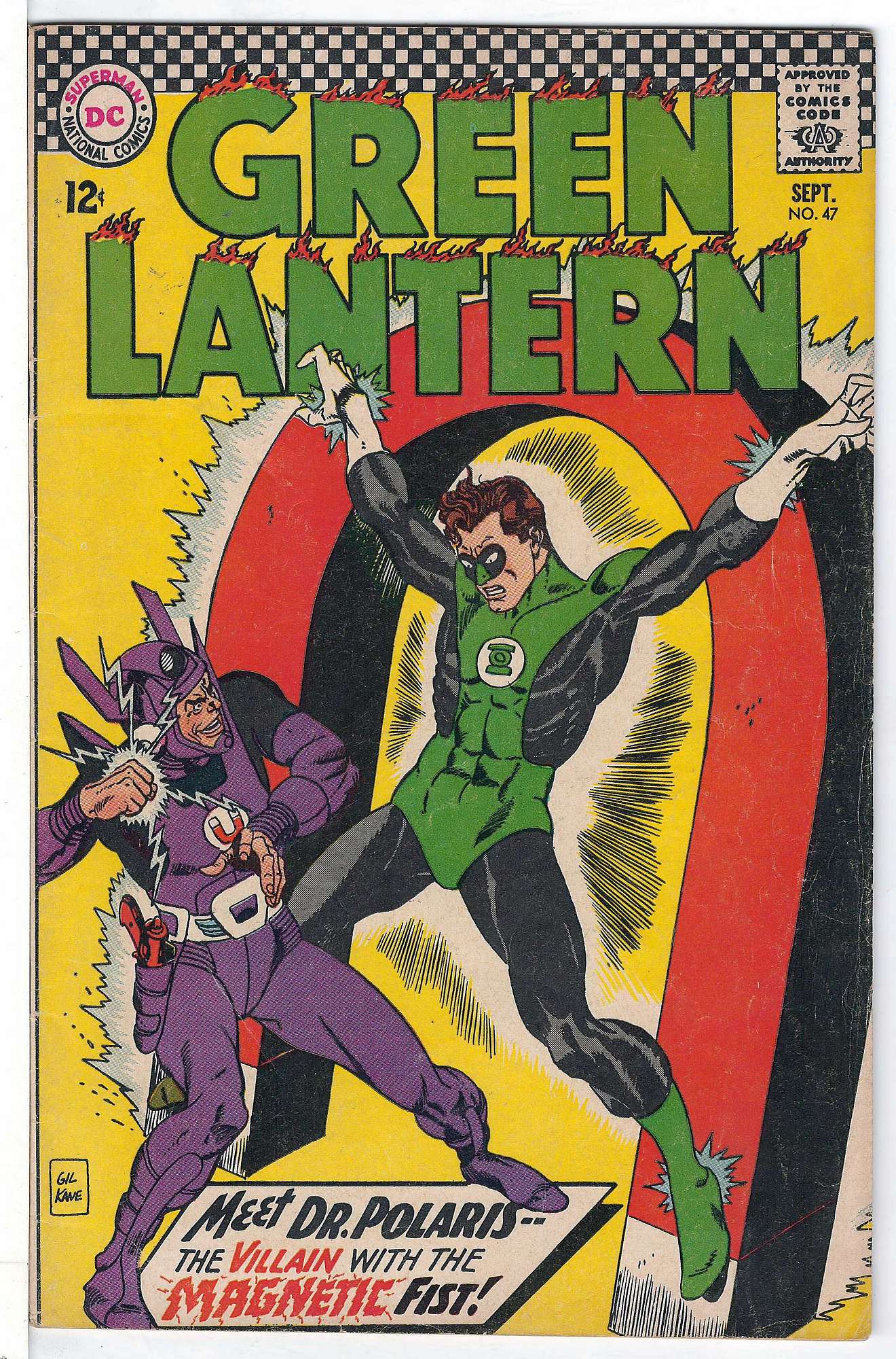 Cover of Green Lantern (Vol 2) #47. One of 250,000 Vintage American Comics on sale from Krypton!