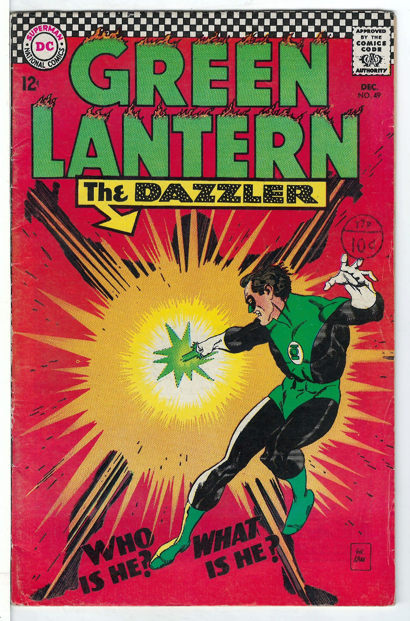 Cover of Green Lantern (Vol 2) #49. One of 250,000 Vintage American Comics on sale from Krypton!