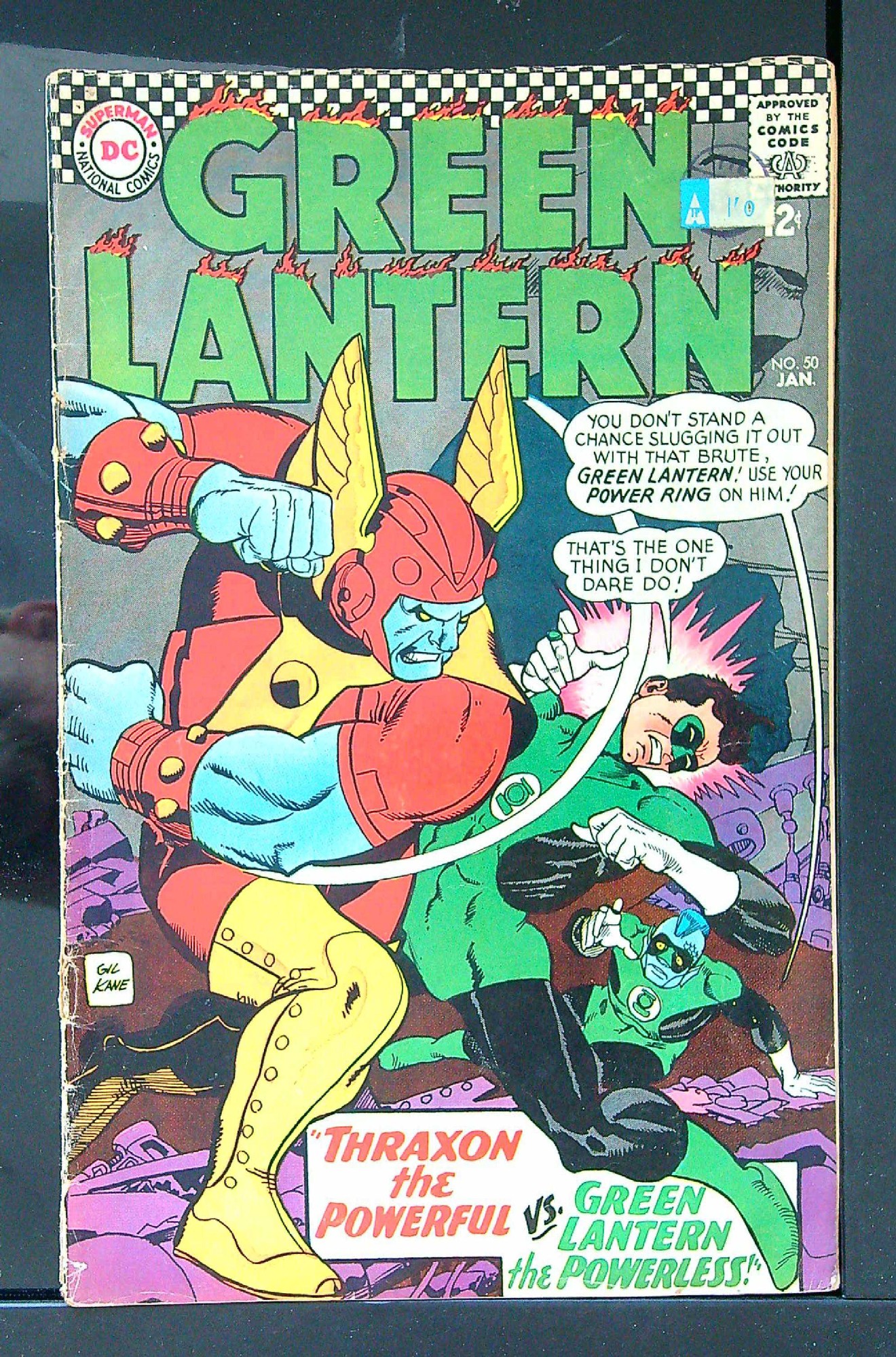 Cover of Green Lantern (Vol 2) #50. One of 250,000 Vintage American Comics on sale from Krypton!