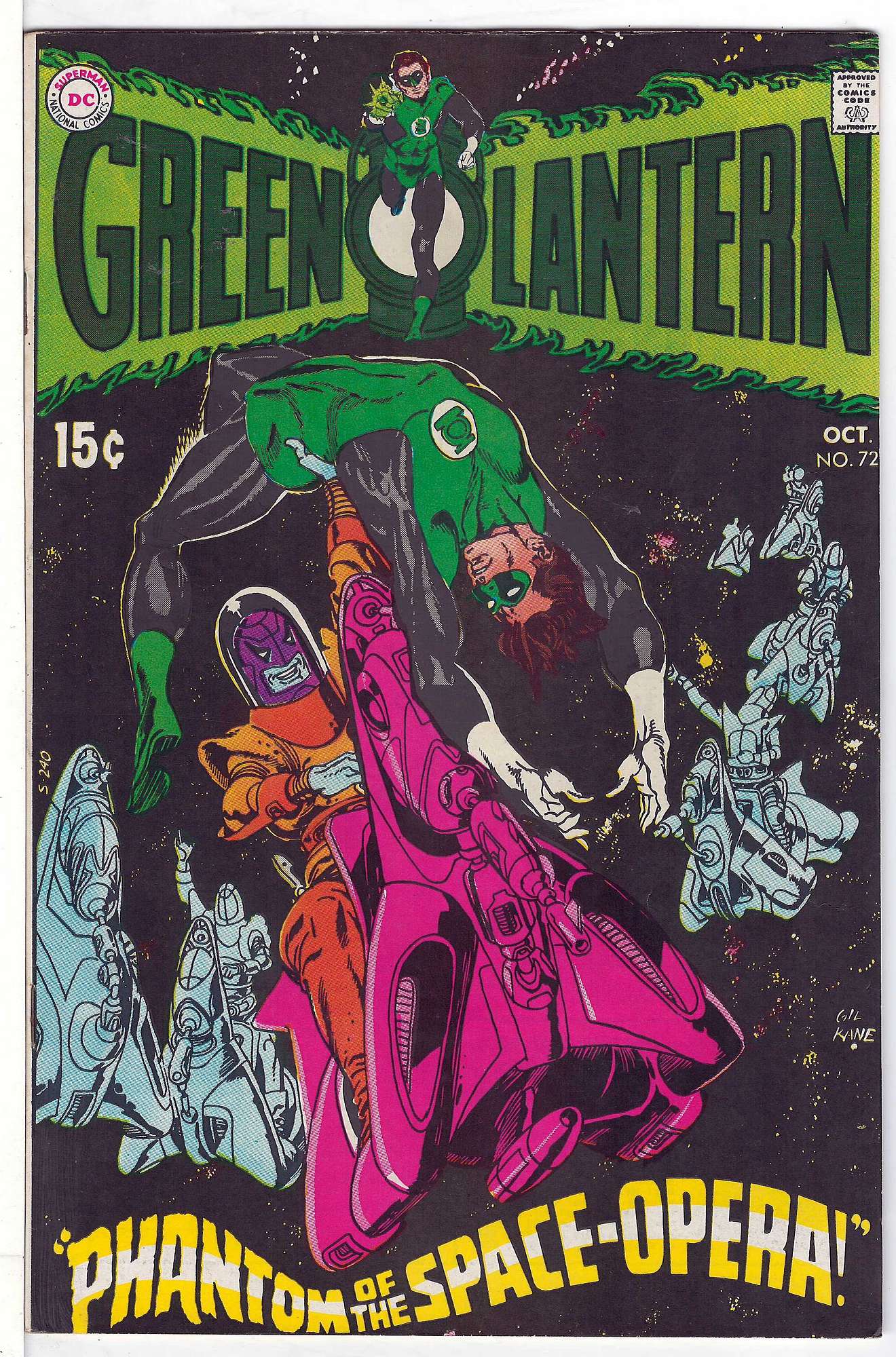 Cover of Green Lantern (Vol 2) #72. One of 250,000 Vintage American Comics on sale from Krypton!