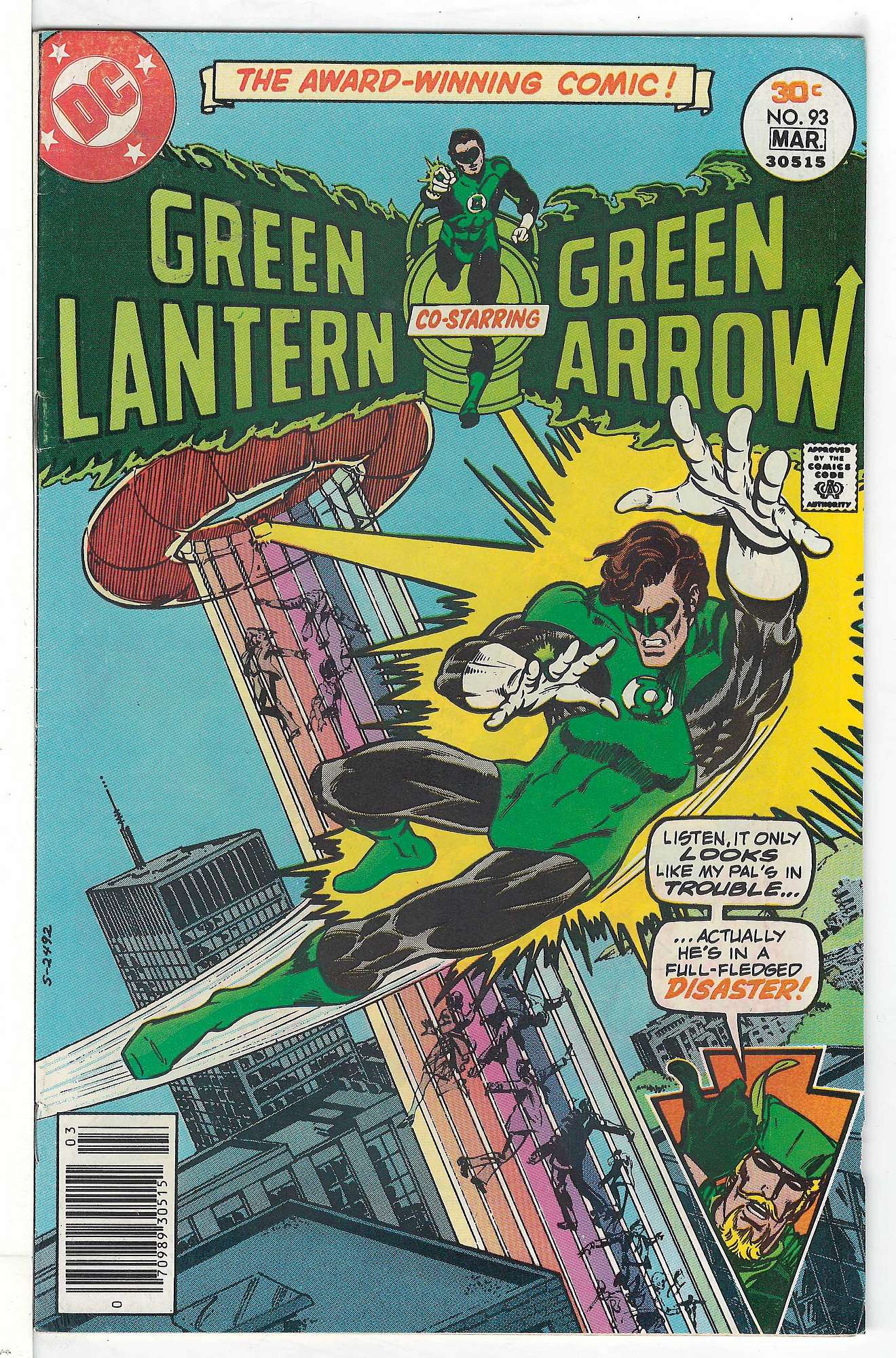Cover of Green Lantern (Vol 2) #93. One of 250,000 Vintage American Comics on sale from Krypton!
