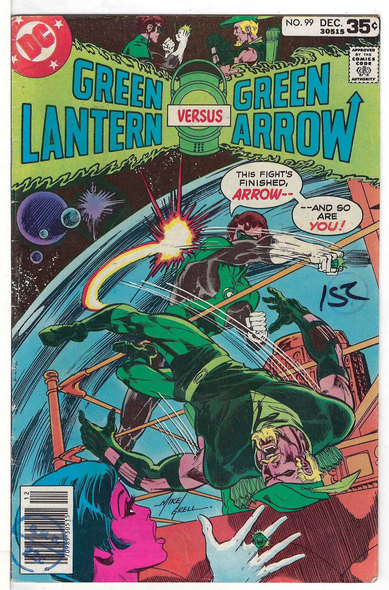 Cover of Green Lantern (Vol 2) #99. One of 250,000 Vintage American Comics on sale from Krypton!