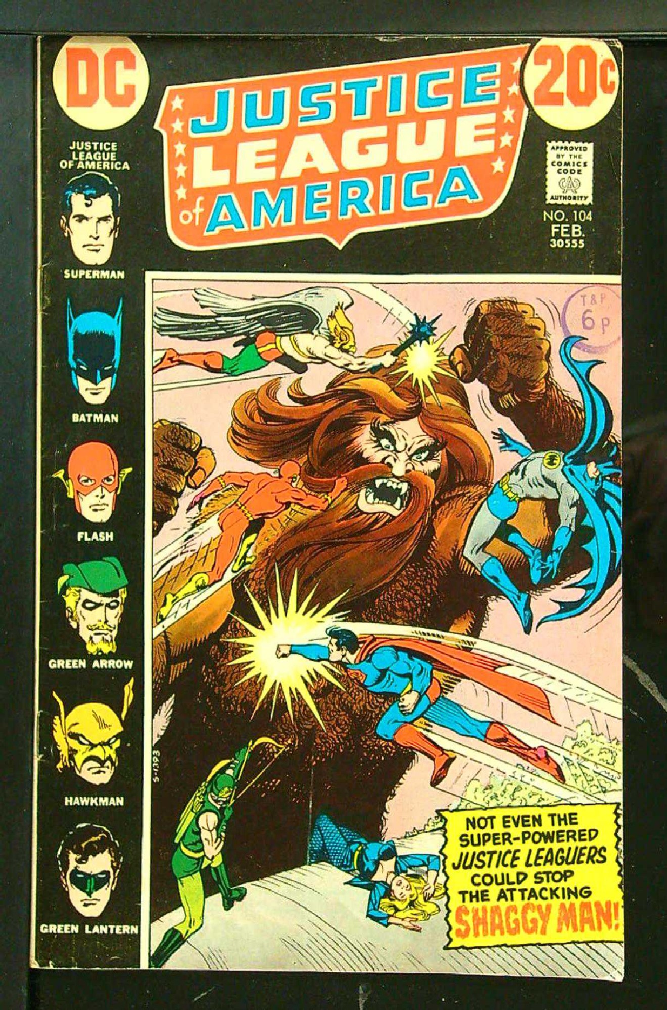 Cover of Justice League of America (Vol 1) #104. One of 250,000 Vintage American Comics on sale from Krypton!