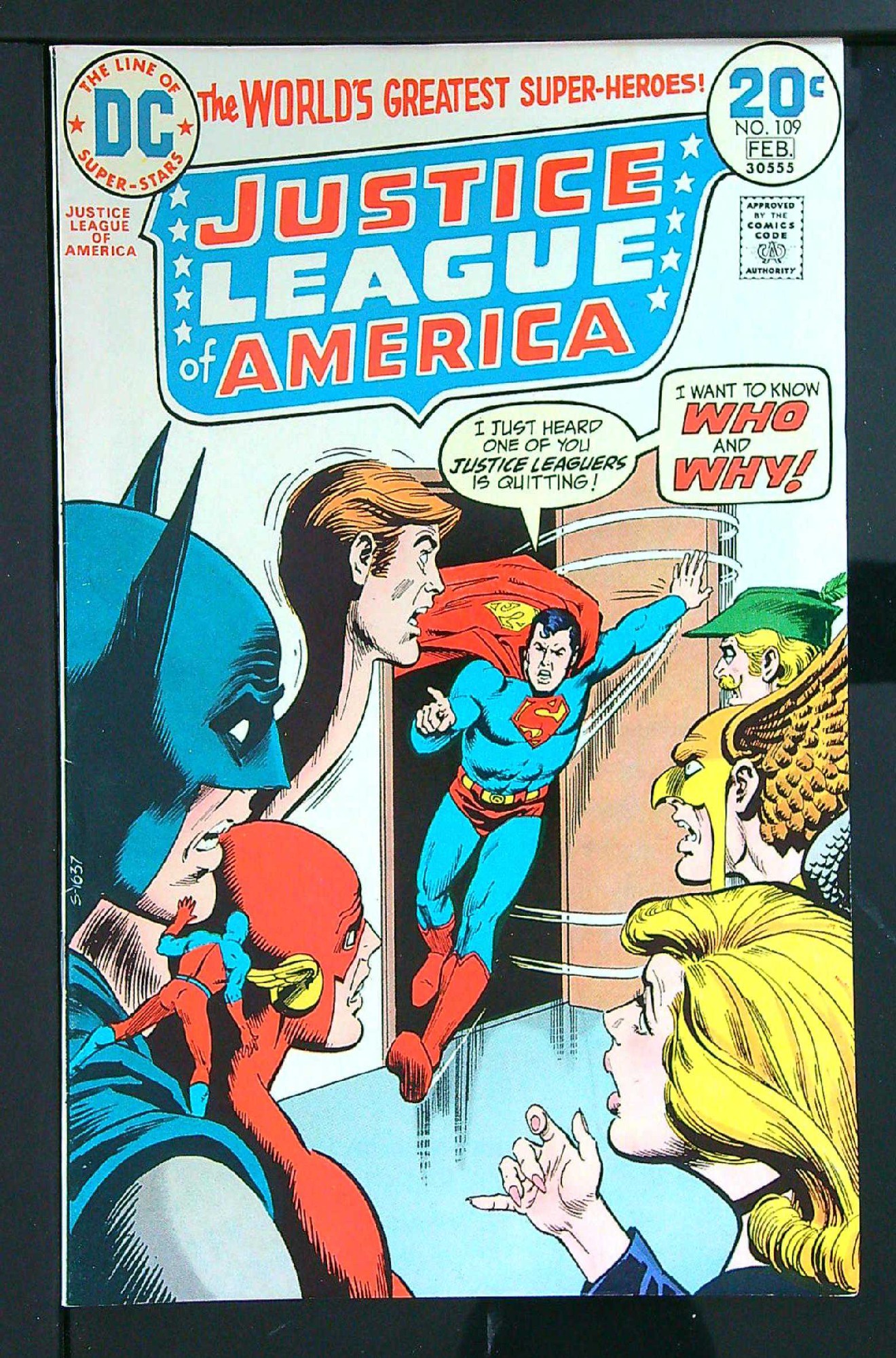 Cover of Justice League of America (Vol 1) #109. One of 250,000 Vintage American Comics on sale from Krypton!