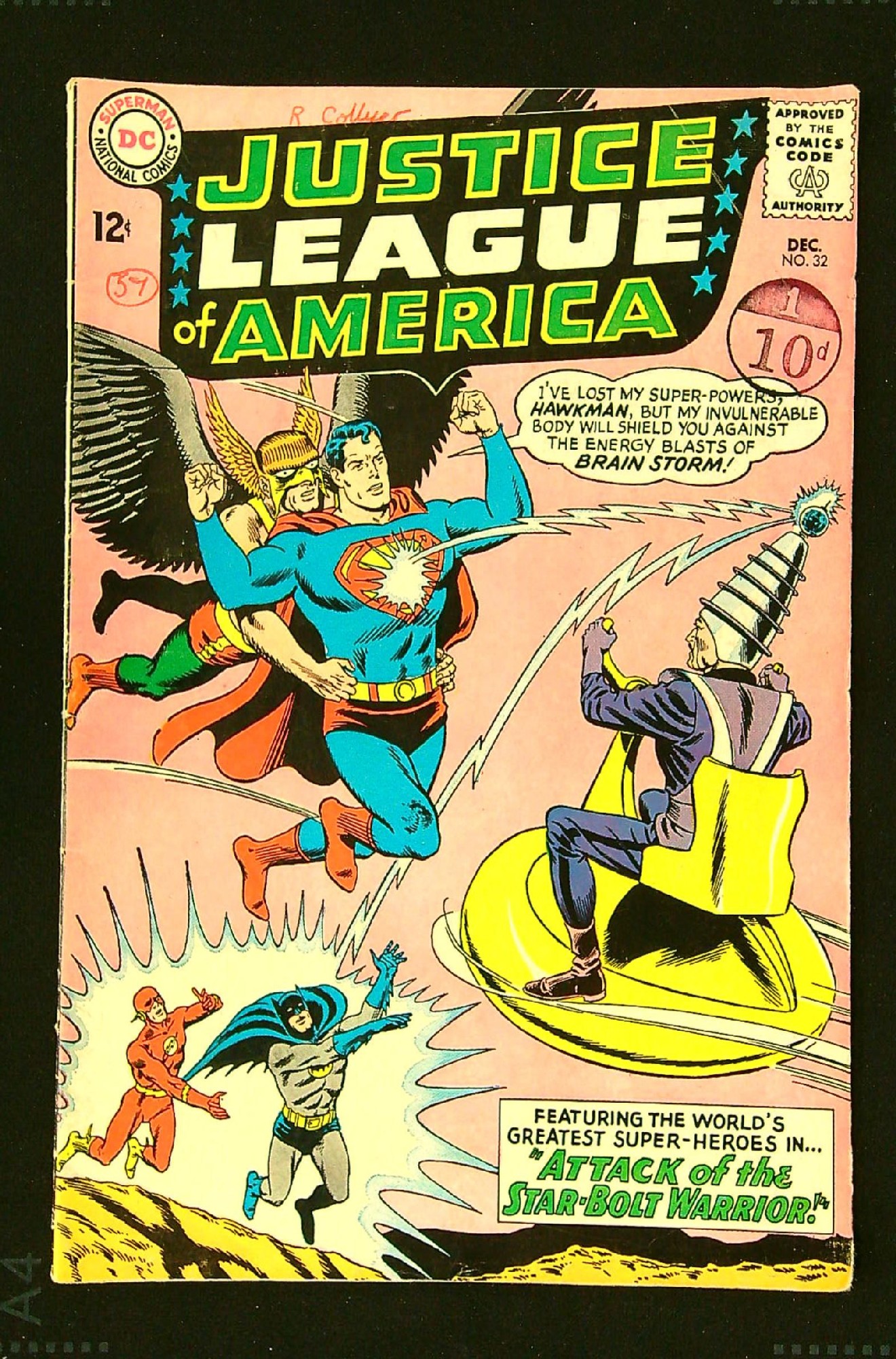 Cover of Justice League of America (Vol 1) #32. One of 250,000 Vintage American Comics on sale from Krypton!