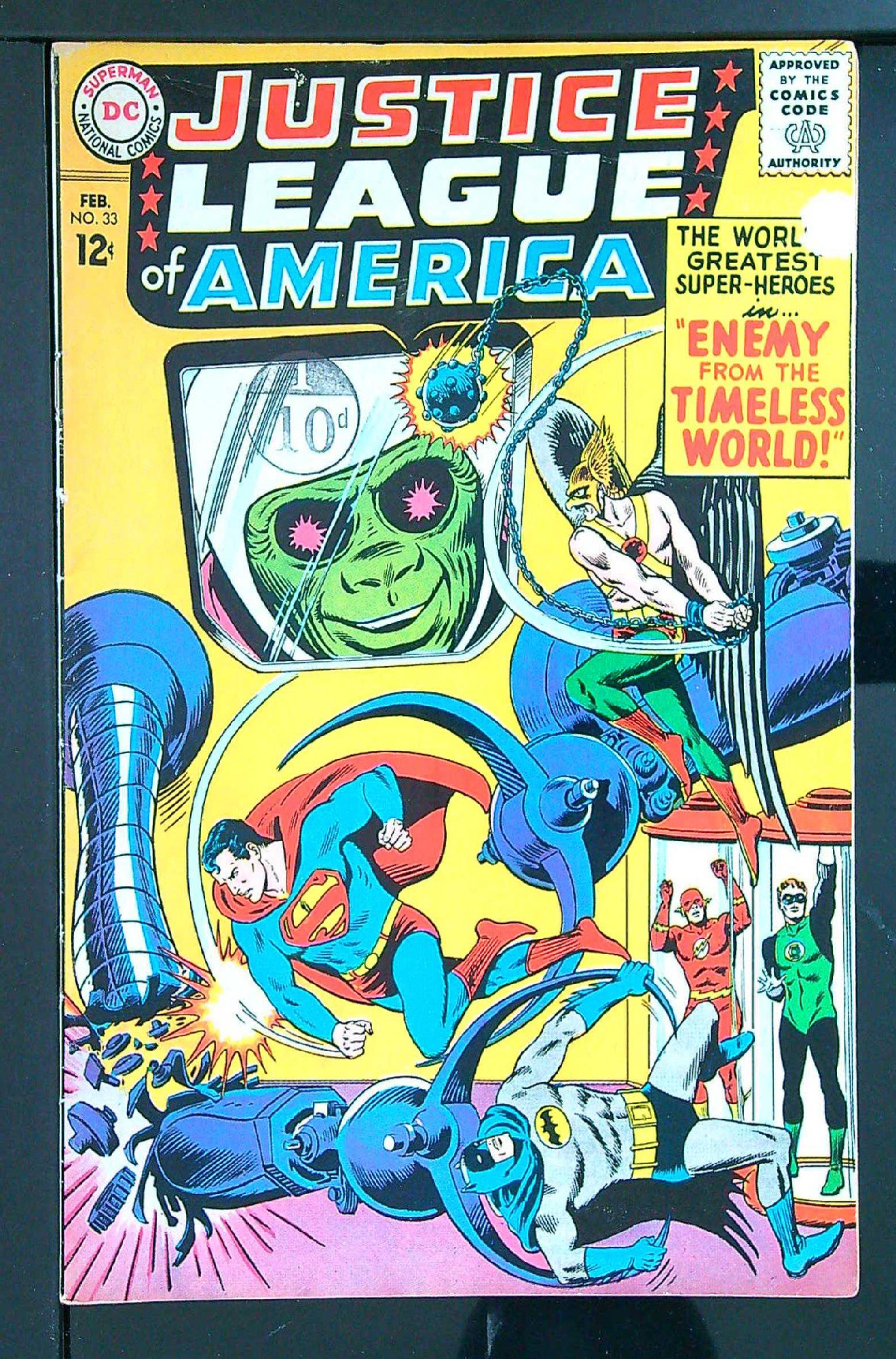 Cover of Justice League of America (Vol 1) #33. One of 250,000 Vintage American Comics on sale from Krypton!