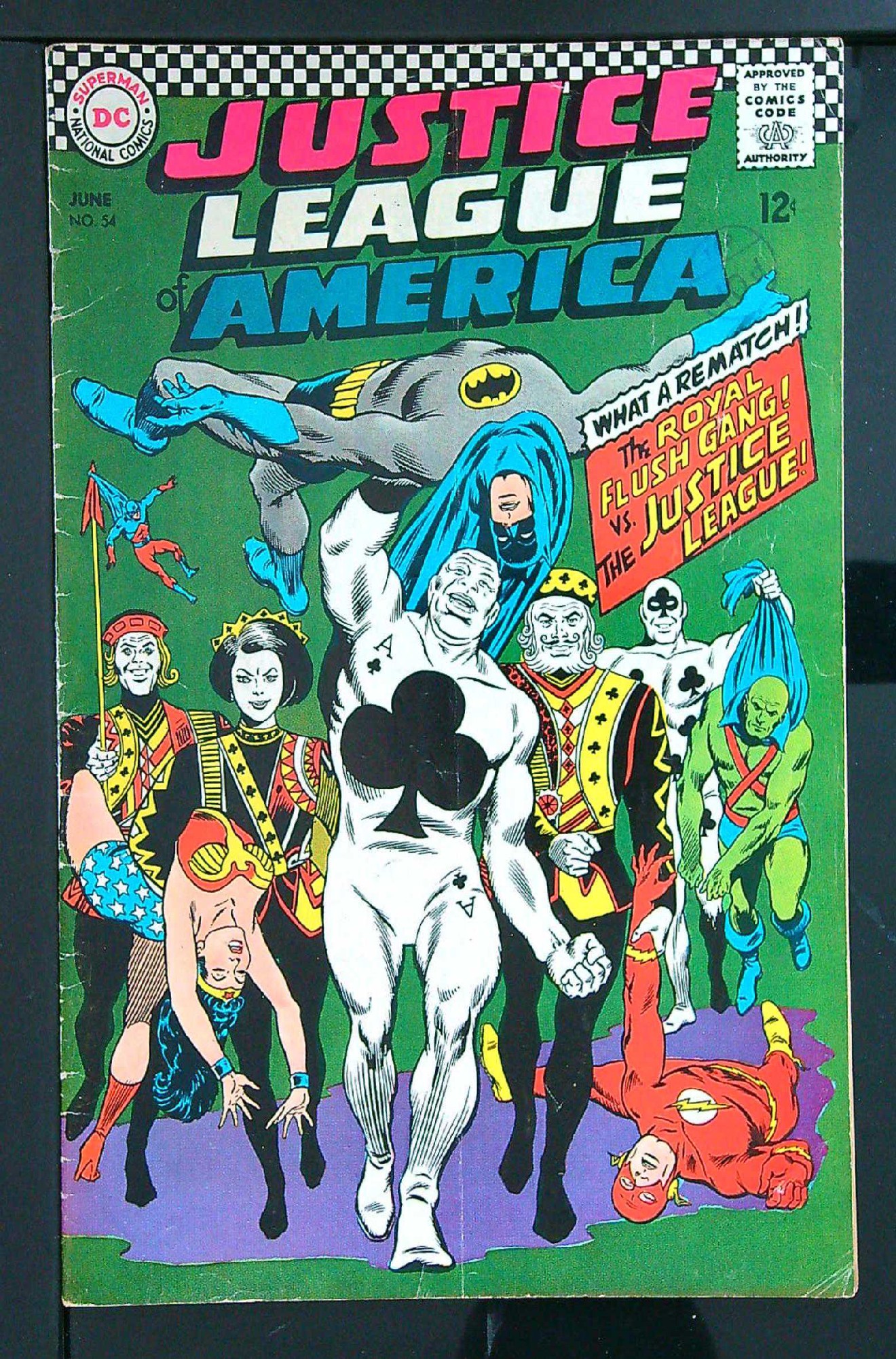 Cover of Justice League of America (Vol 1) #54. One of 250,000 Vintage American Comics on sale from Krypton!