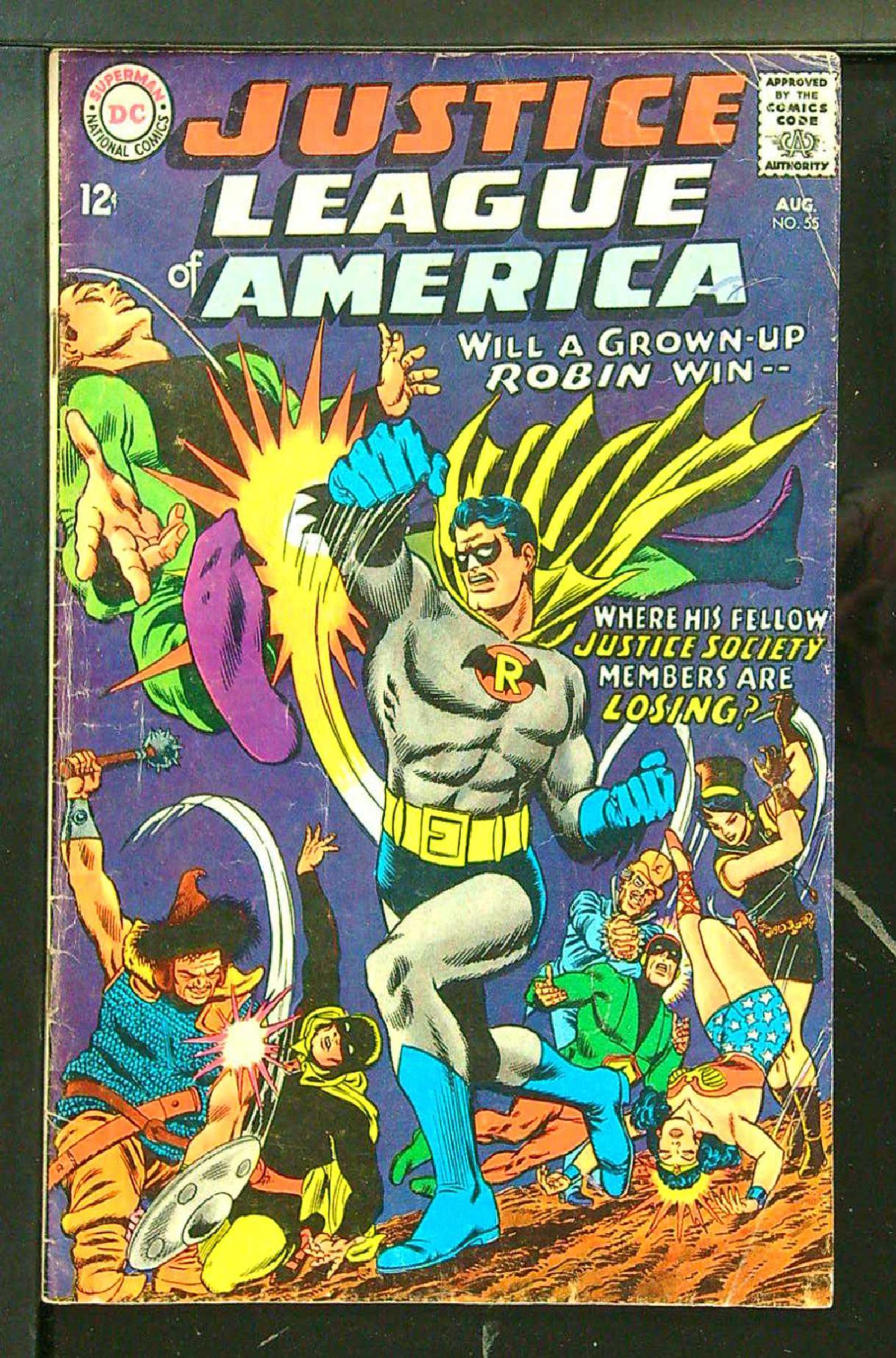 Cover of Justice League of America (Vol 1) #55. One of 250,000 Vintage American Comics on sale from Krypton!