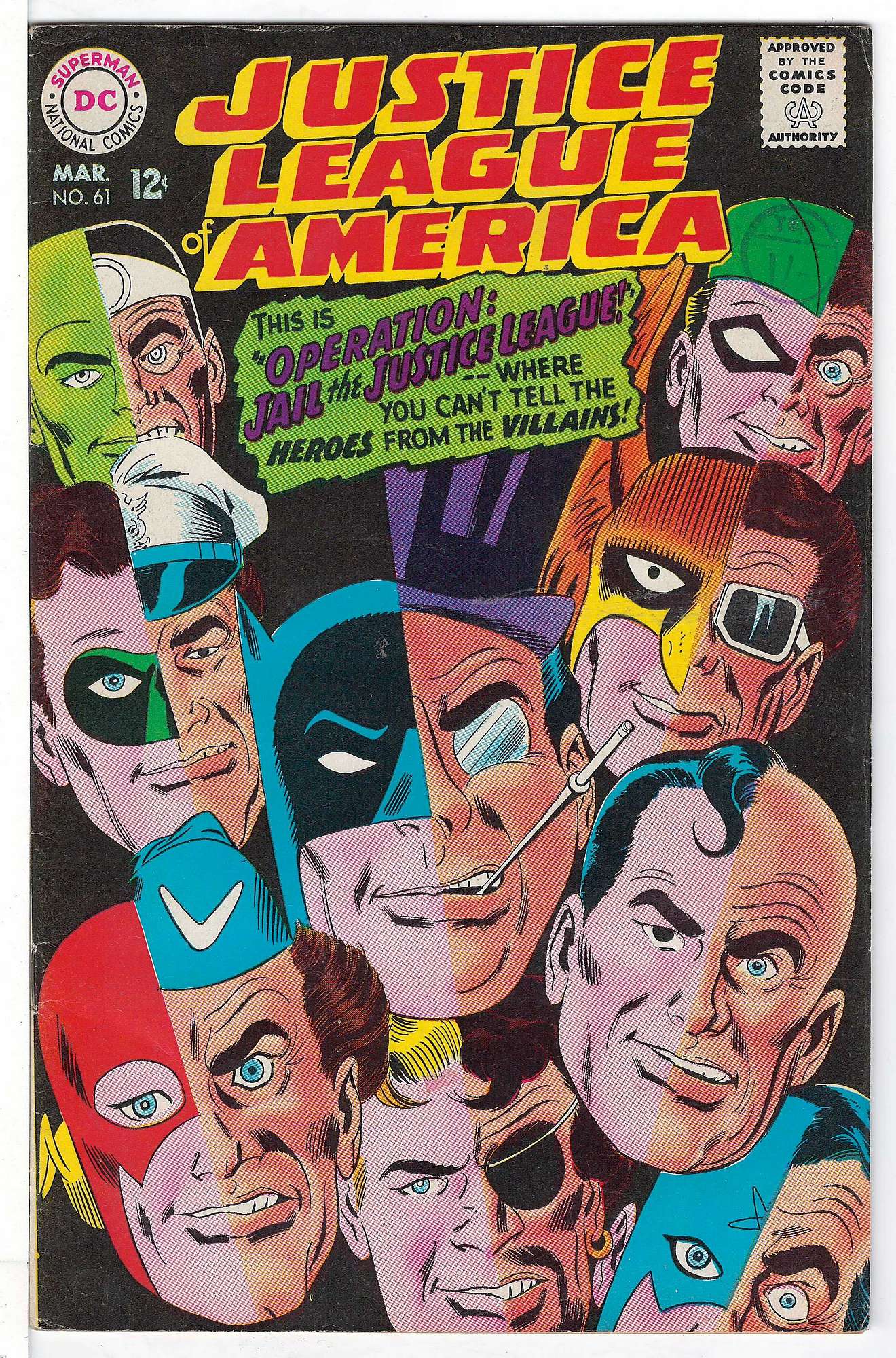 Cover of Justice League of America (Vol 1) #61. One of 250,000 Vintage American Comics on sale from Krypton!