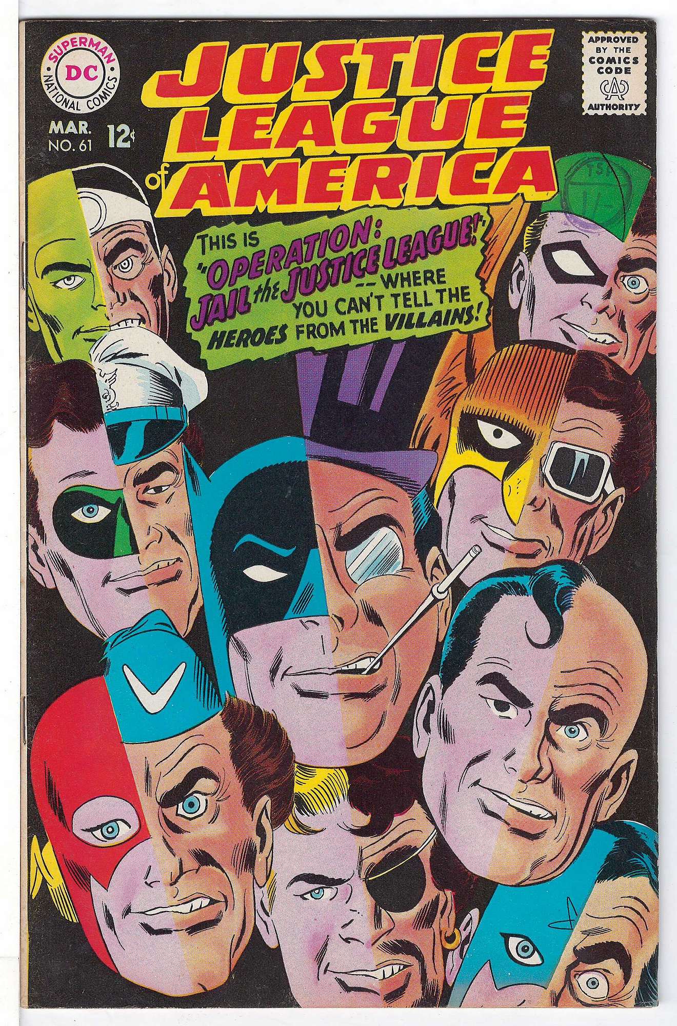 Cover of Justice League of America (Vol 1) #61. One of 250,000 Vintage American Comics on sale from Krypton!