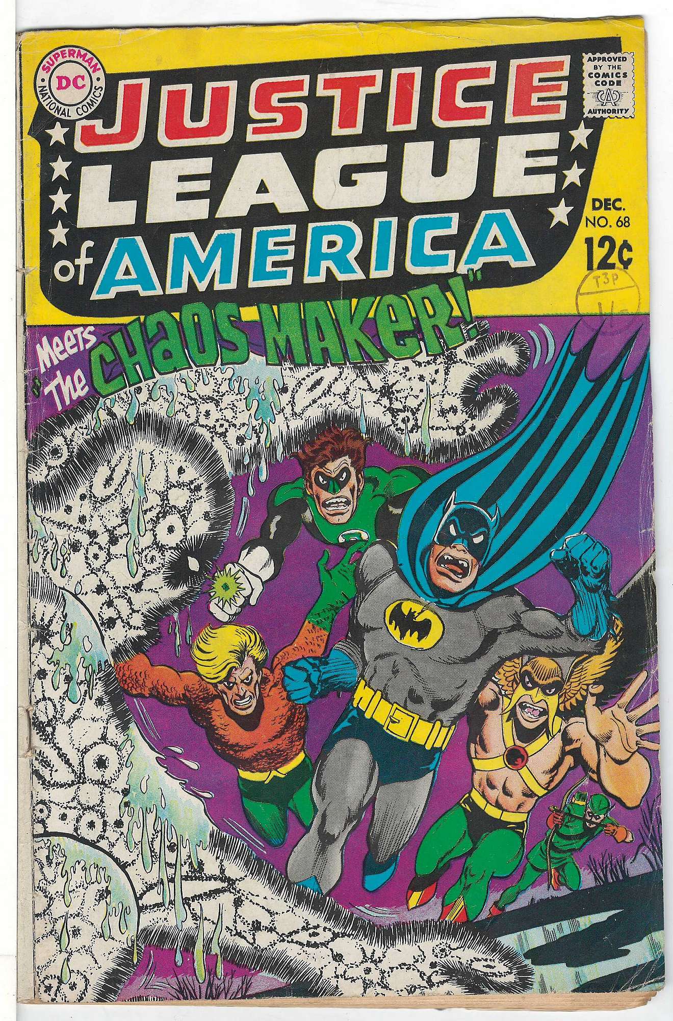 Cover of Justice League of America (Vol 1) #68. One of 250,000 Vintage American Comics on sale from Krypton!