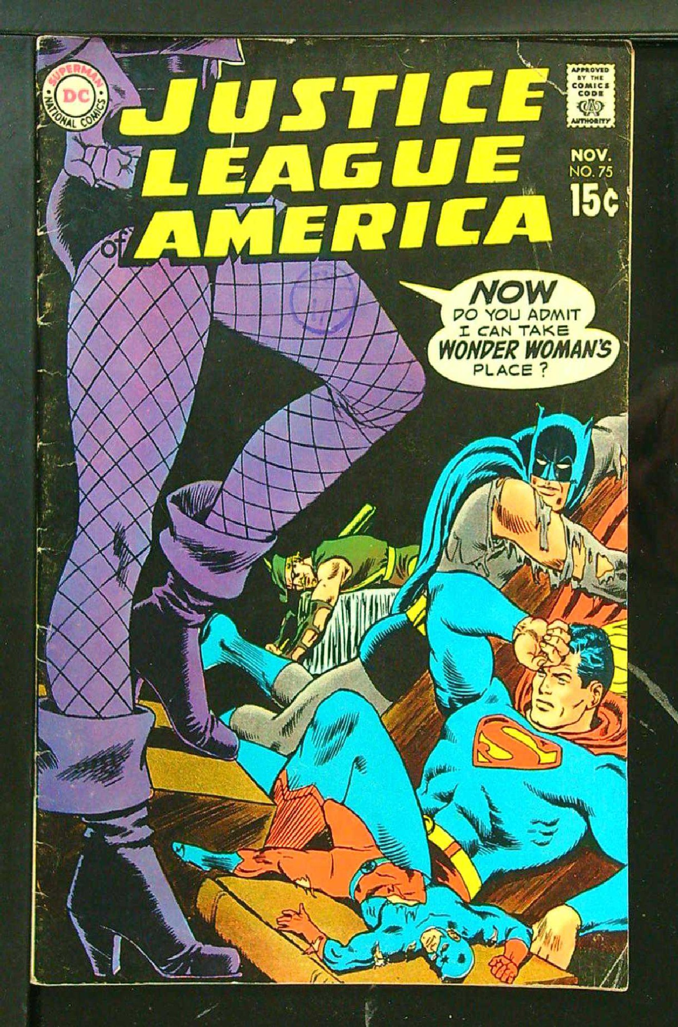 Cover of Justice League of America (Vol 1) #75. One of 250,000 Vintage American Comics on sale from Krypton!