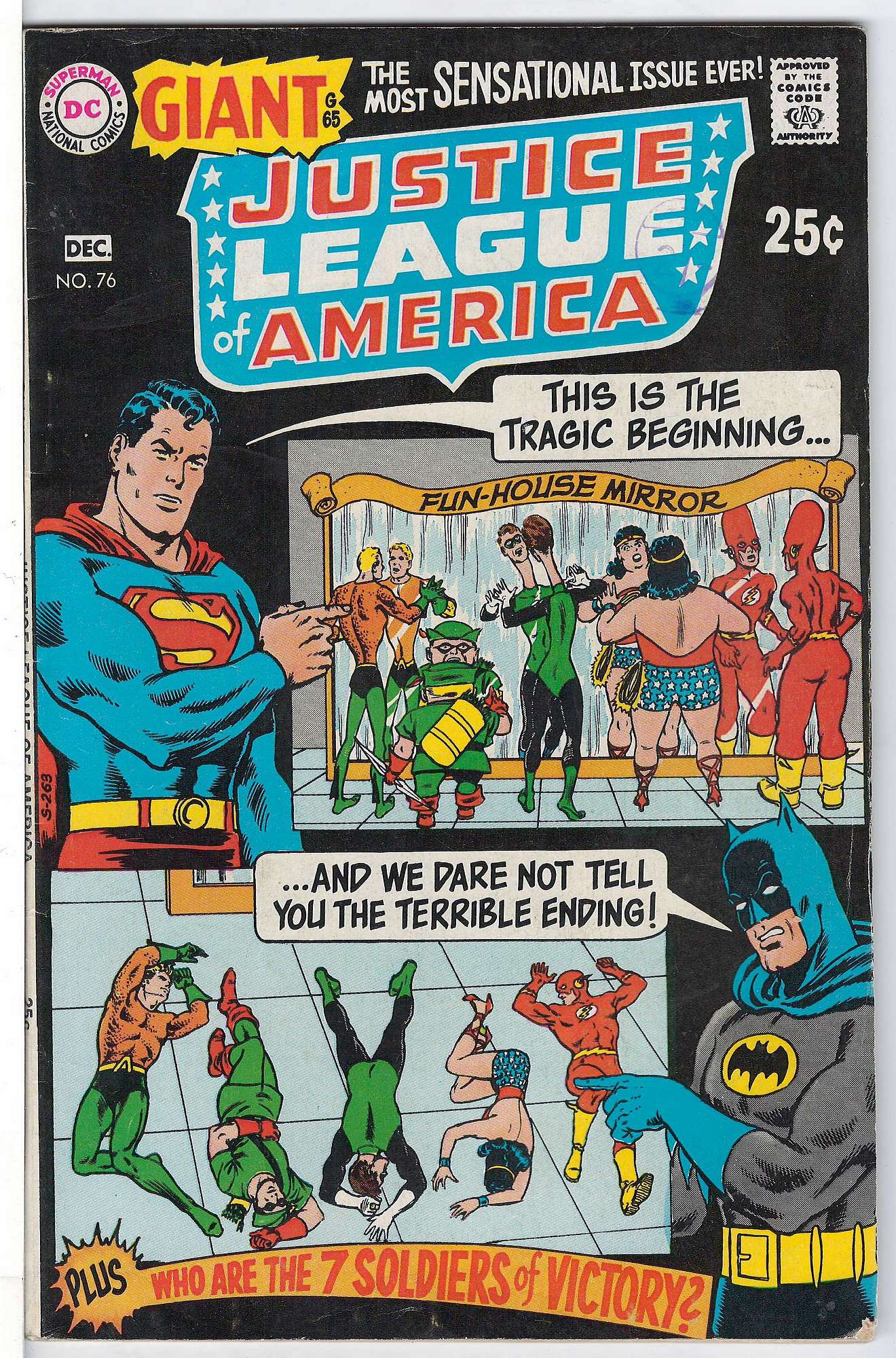 Cover of Justice League of America (Vol 1) #76. One of 250,000 Vintage American Comics on sale from Krypton!