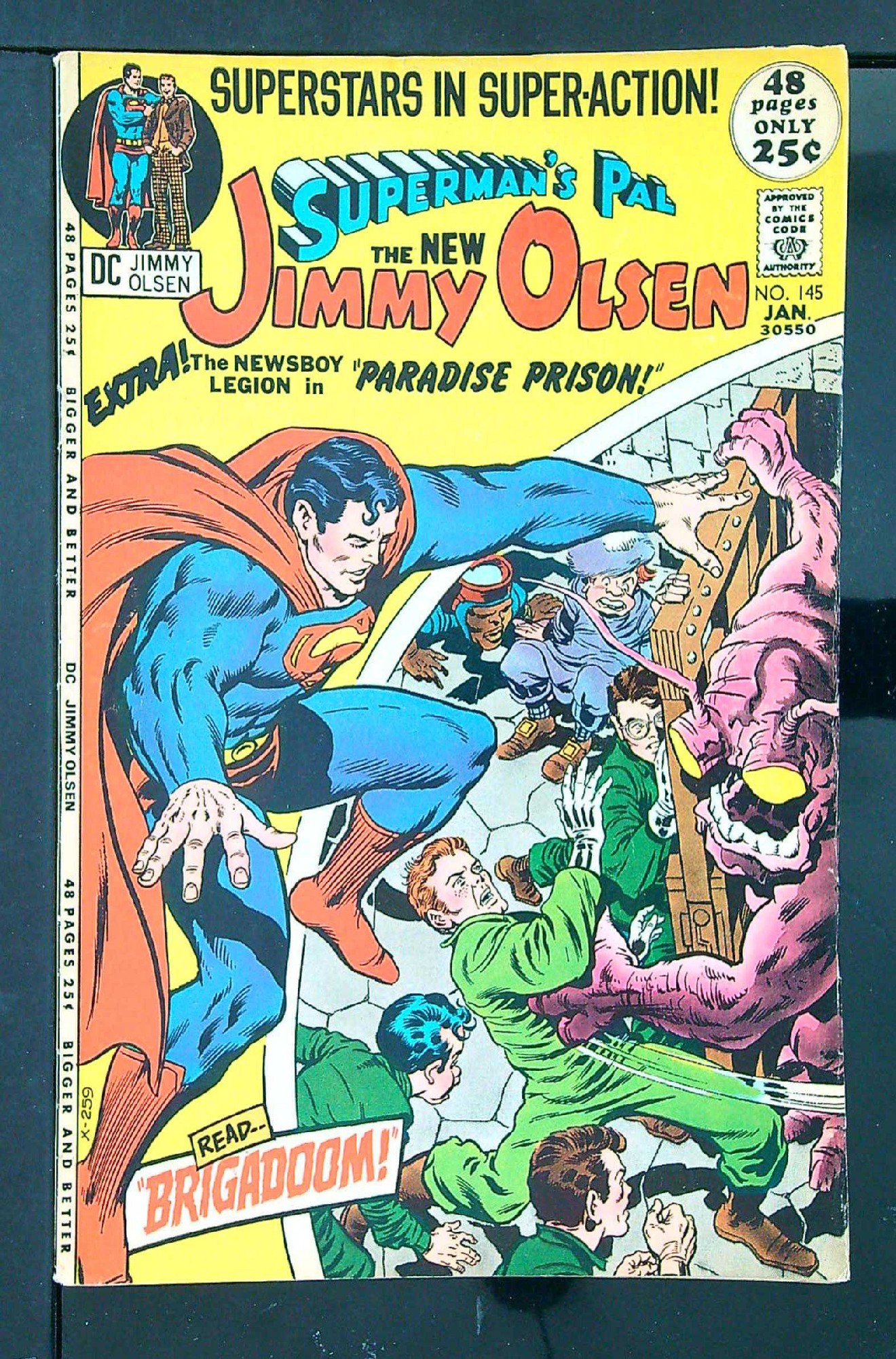 Cover of Jimmy Olsen (Vol 1) Supermans Pal #145. One of 250,000 Vintage American Comics on sale from Krypton!