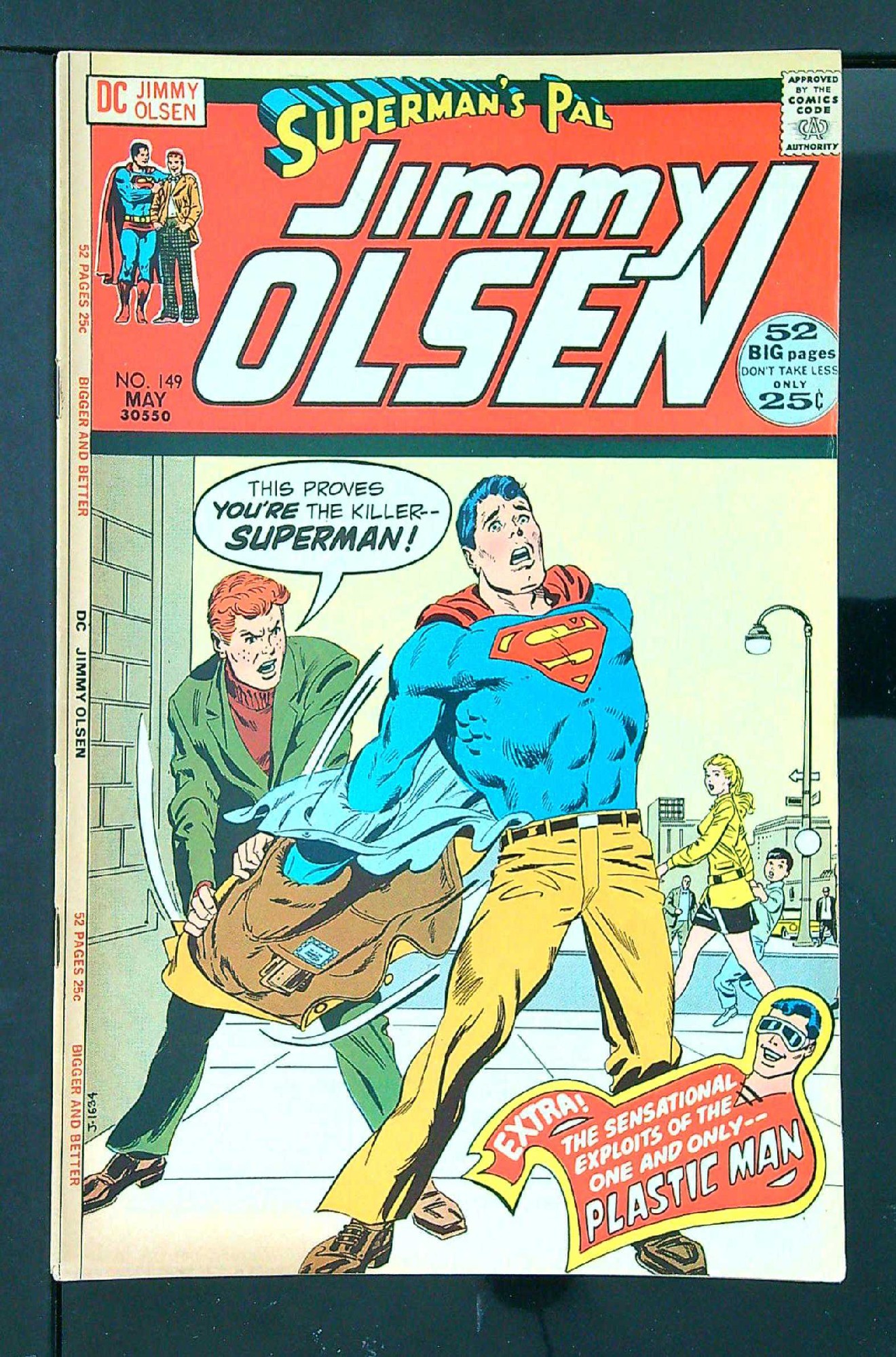 Cover of Jimmy Olsen (Vol 1) Supermans Pal #149. One of 250,000 Vintage American Comics on sale from Krypton!
